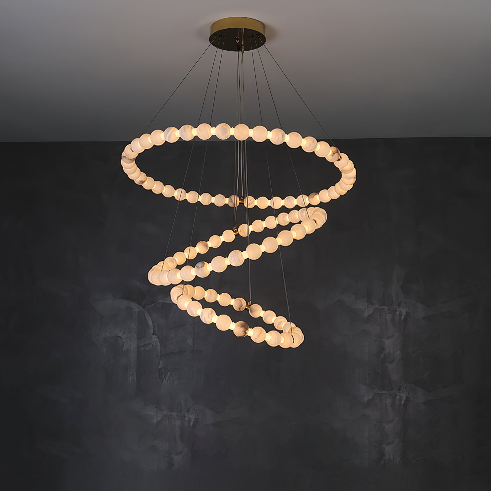 Orion Modern Alabaster Pendant Light - Letslighting