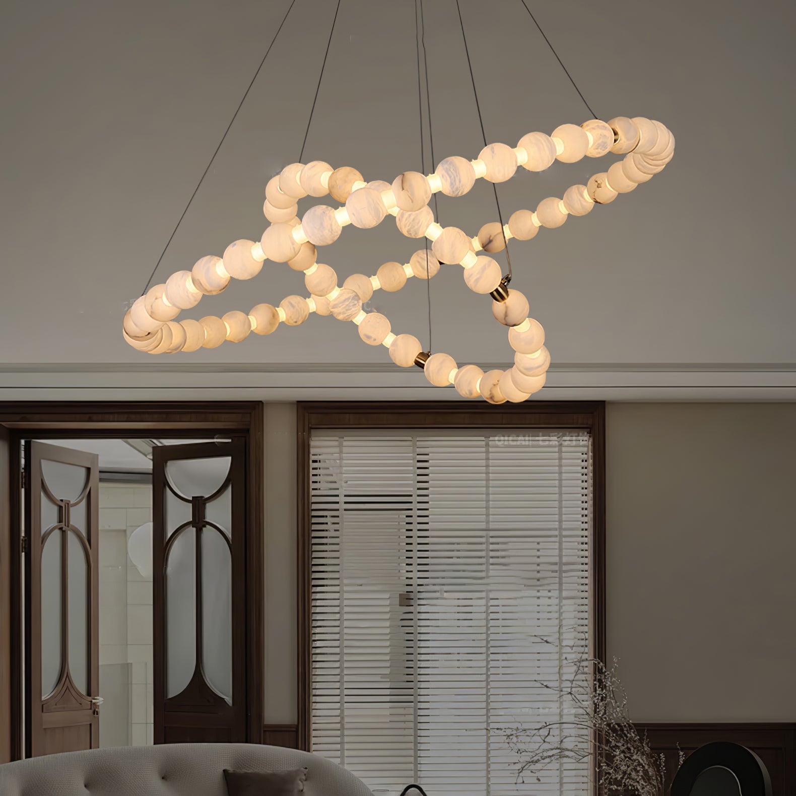 Orion Modern Alabaster Pendant Light - Letslighting