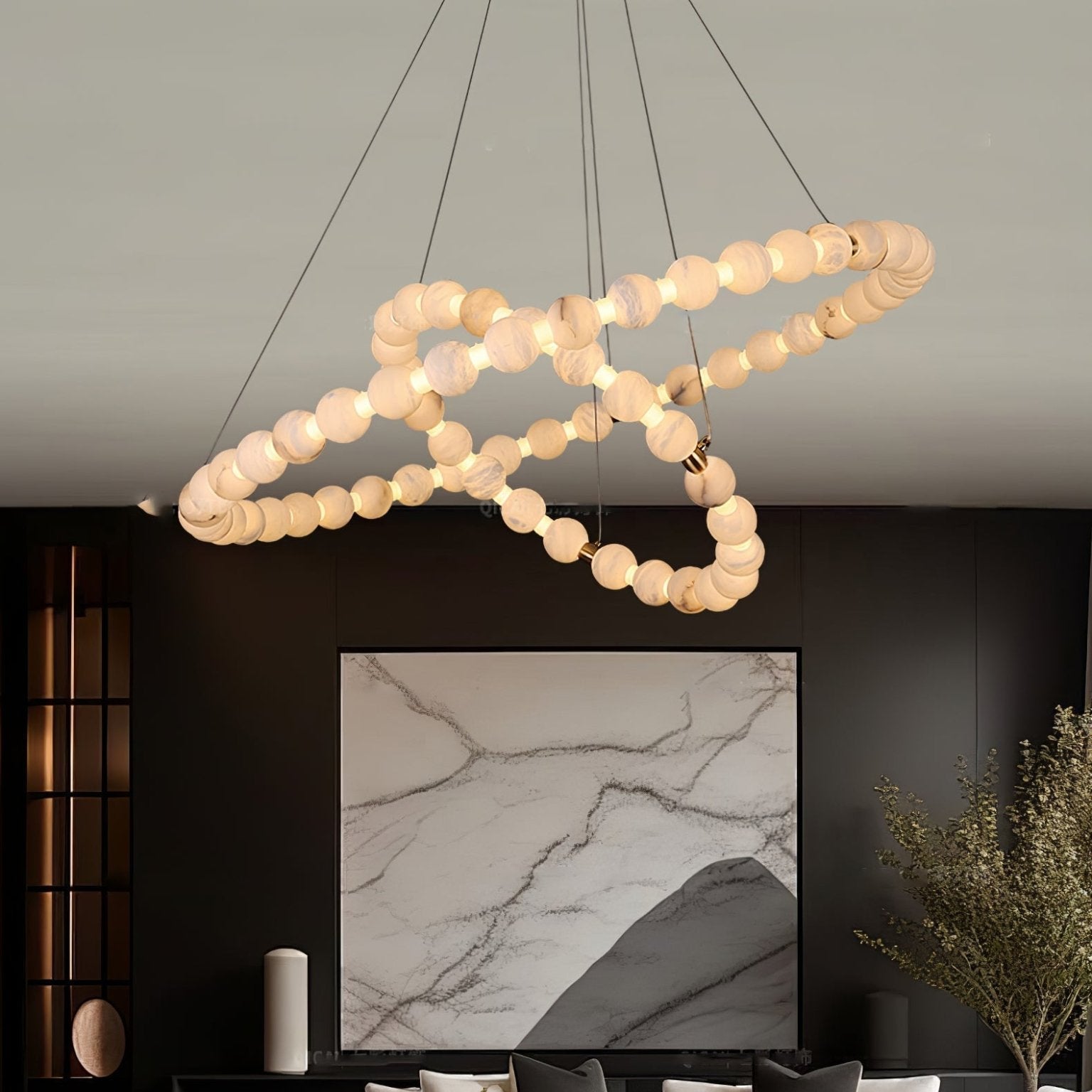 Orion Modern Alabaster Pendant Light - Letslighting