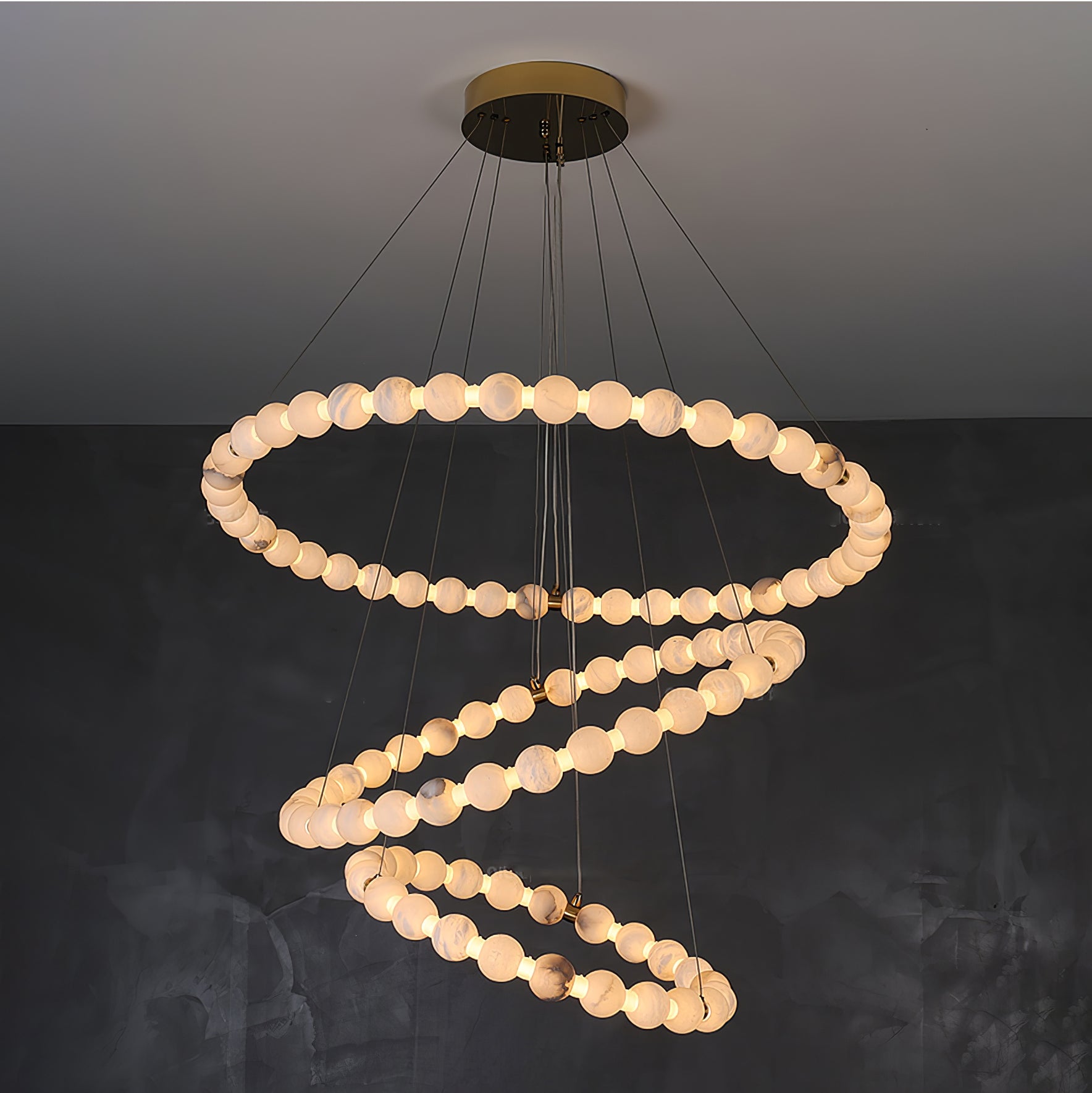 Orion Modern Alabaster Pendant Light - Letslighting