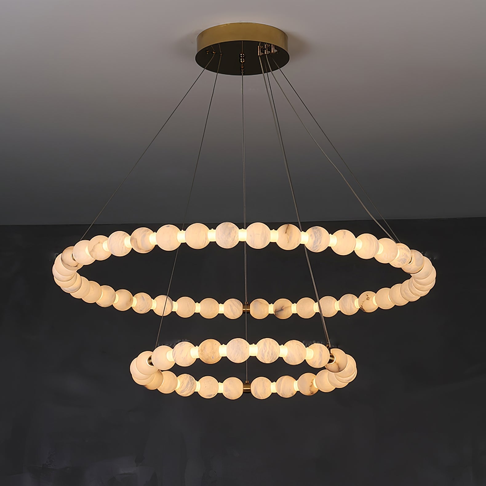 Orion Modern Alabaster Pendant Light - Letslighting