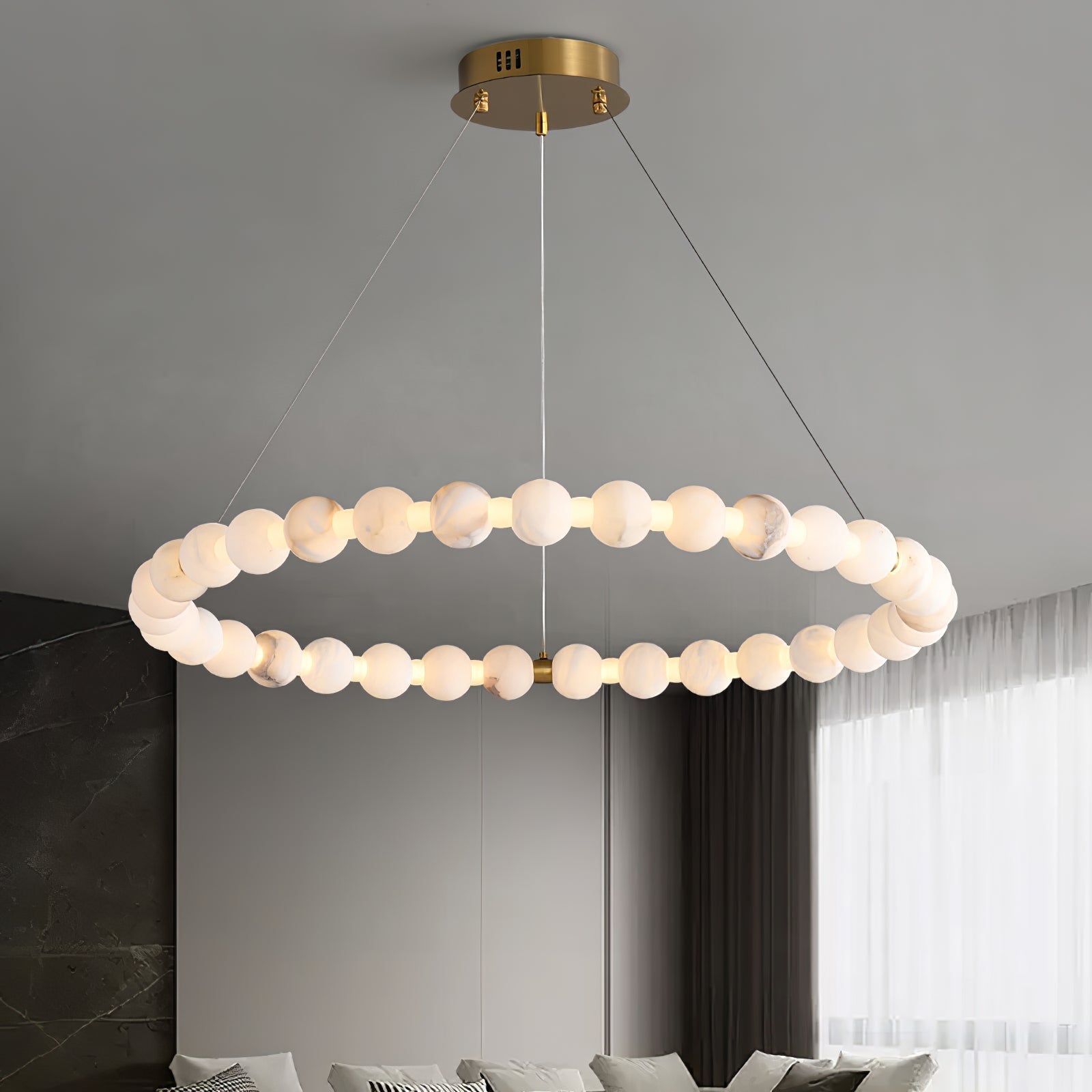 Orion Modern Alabaster Pendant Light - Letslighting