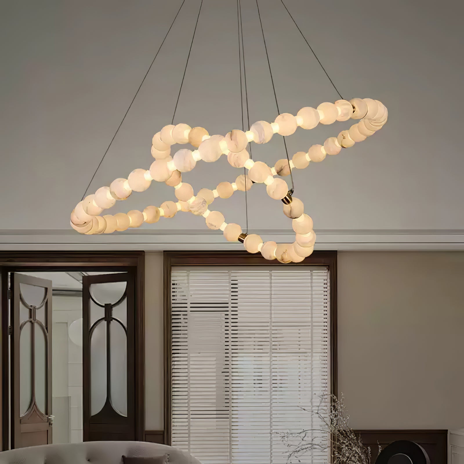 Orion Modern Alabaster Pendant Light - Letslighting