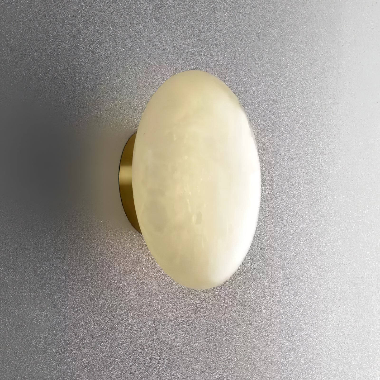 Vanorara Minimalist Alabaster Flush Mount Light - Letslighting