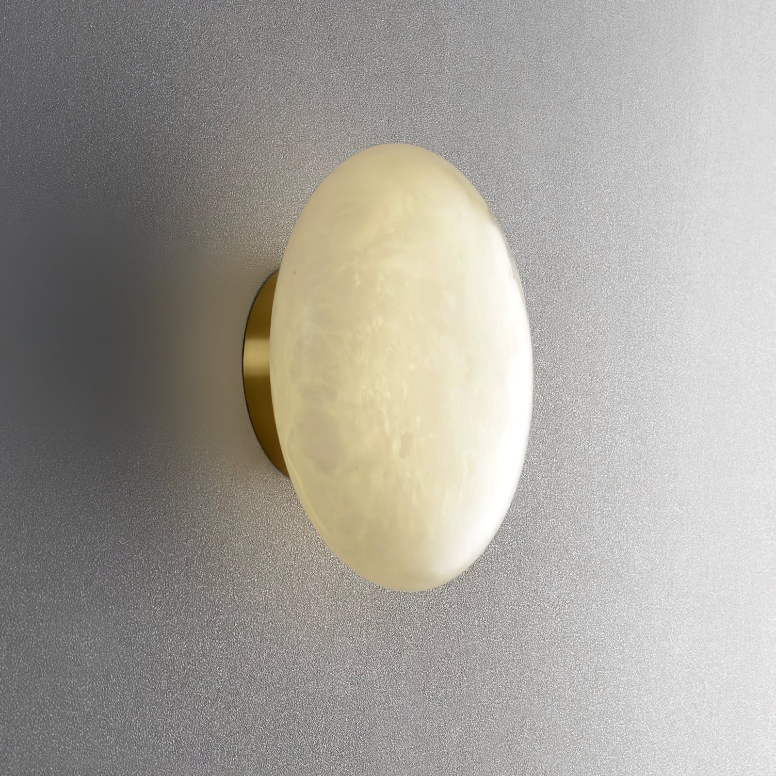 Vanorara Minimalist Alabaster Flush Mount Light - Letslighting