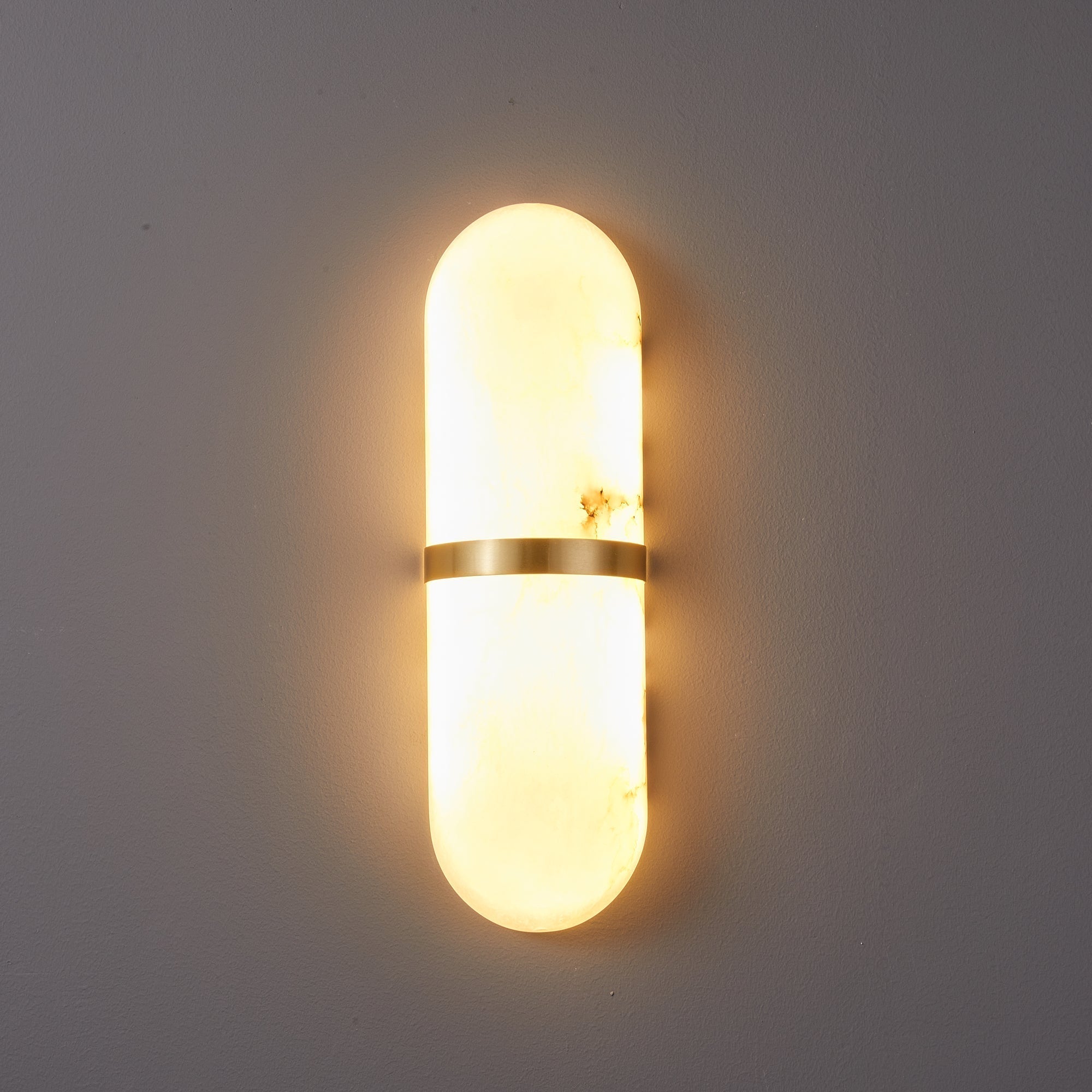Vitheion Minimalist Alabaster Wall Light - Letslighting