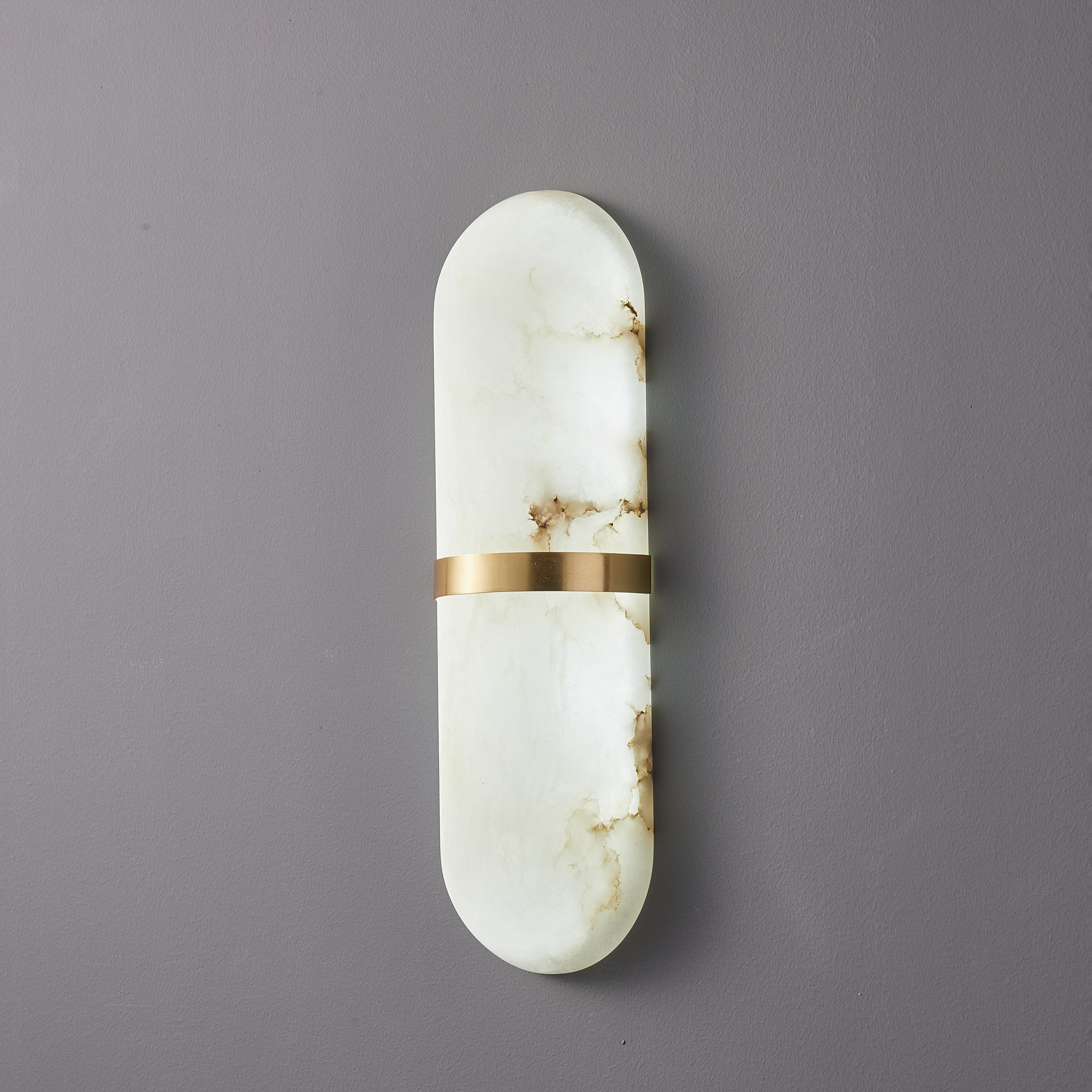 Vitheion Minimalist Alabaster Wall Light - Letslighting