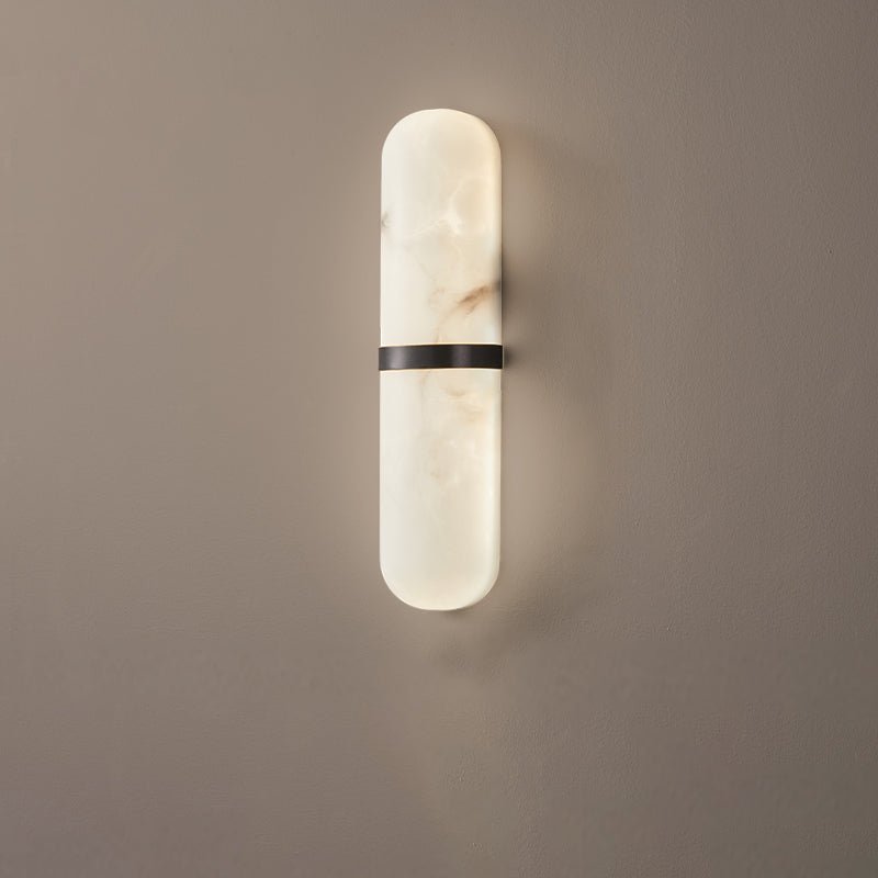 Vitheion Minimalist Alabaster Wall Light - Letslighting