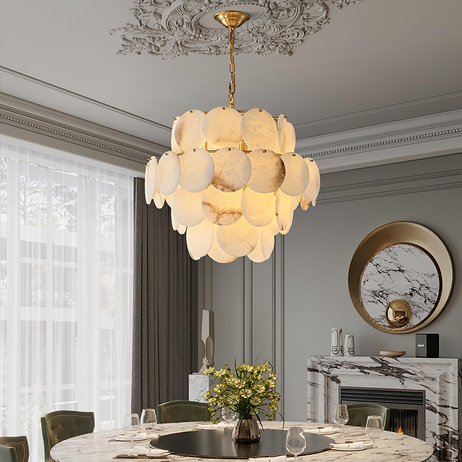 Ulorir Alabaster Chandelier - Letslighting
