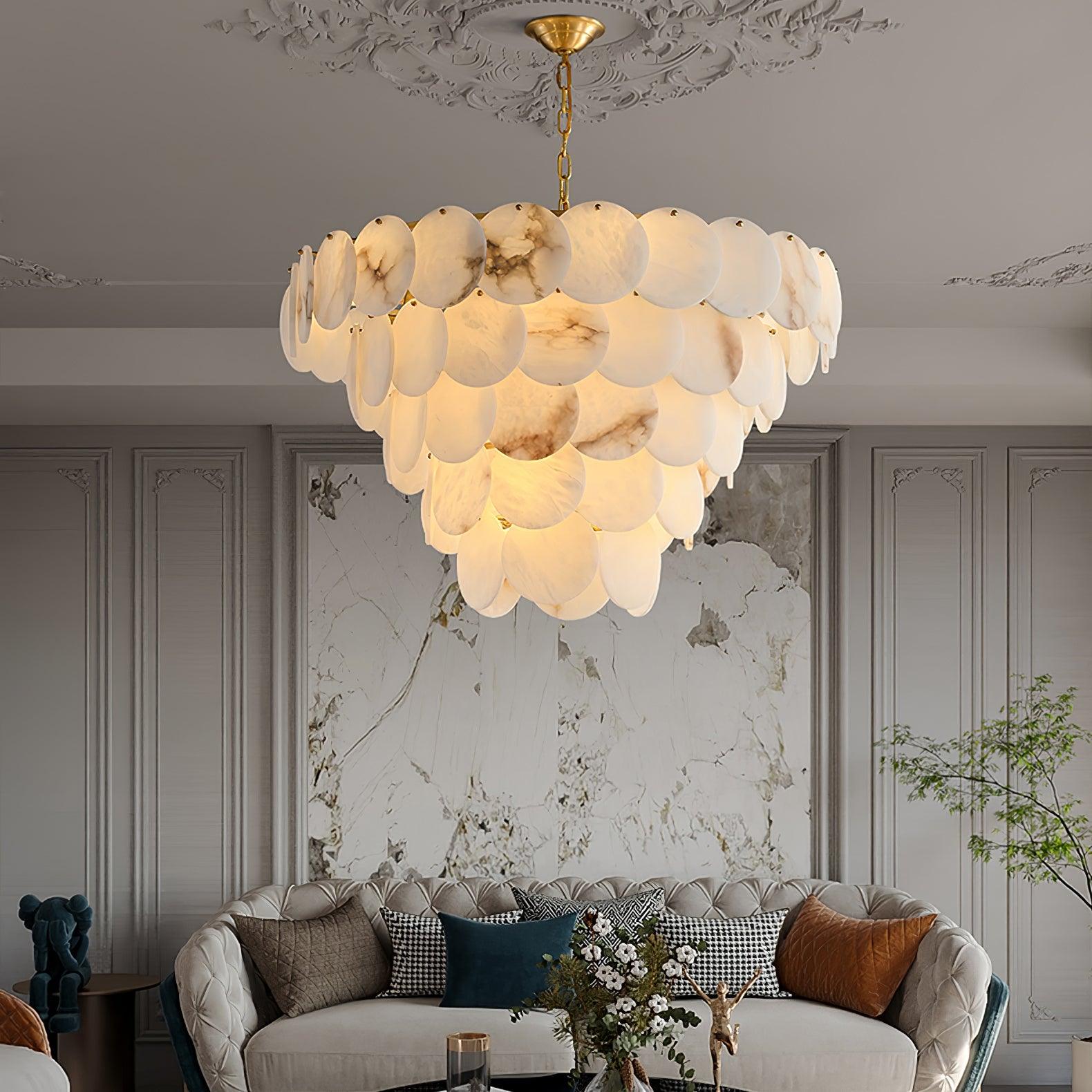 Ulorir Alabaster Chandelier - Letslighting