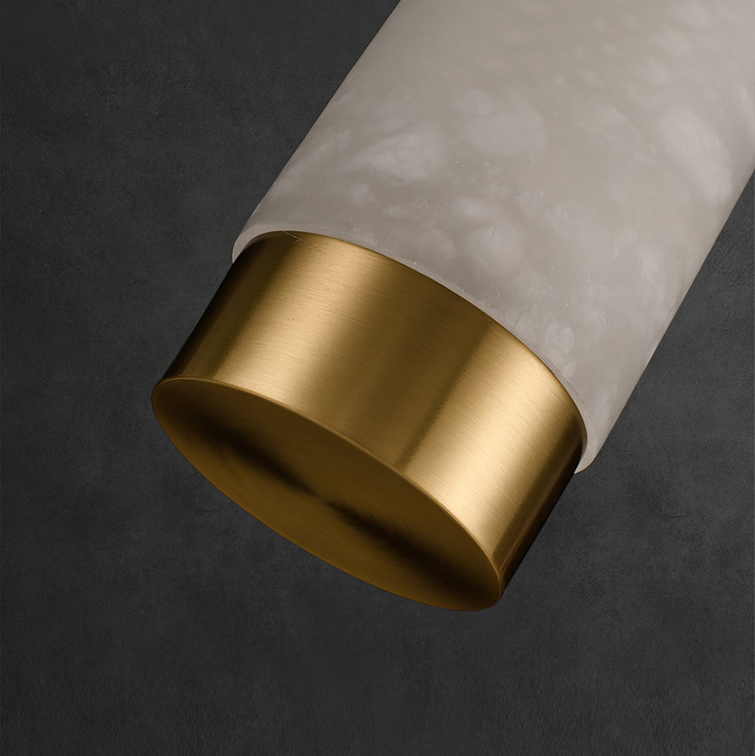 Plotuvyi Modern Strip Alabaster Pendant Light - Lamp Copper