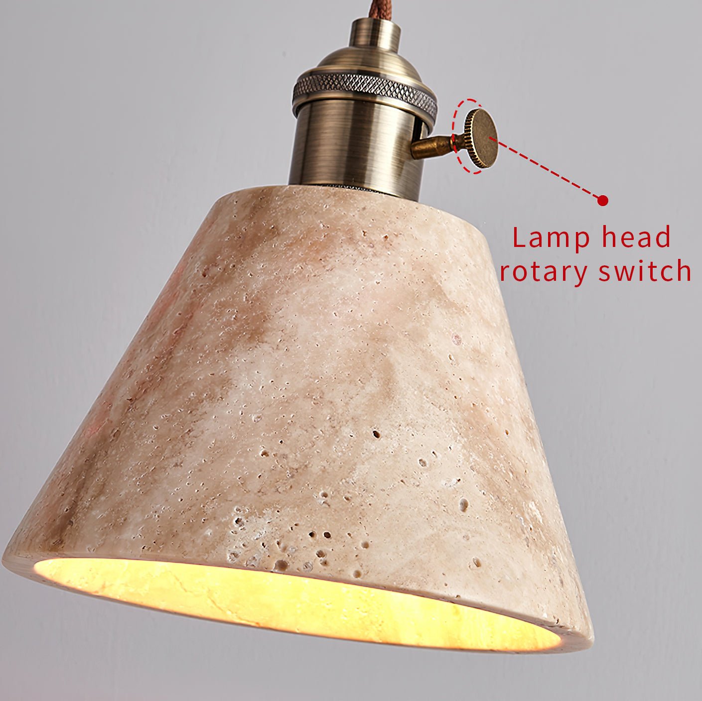 Lysorel Travertine Pendant Light - Letslighting