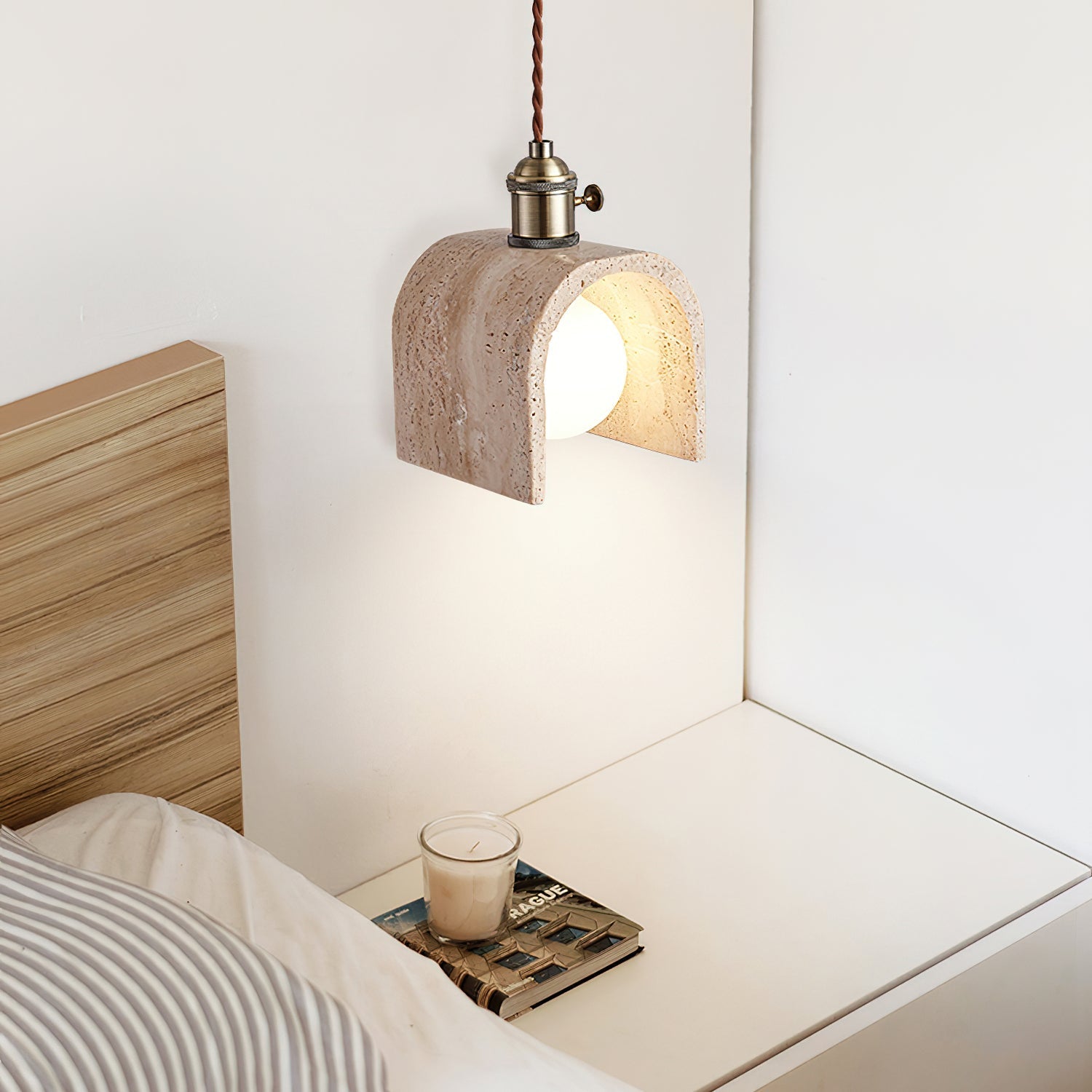 Lysorel Travertine Pendant Light - Letslighting