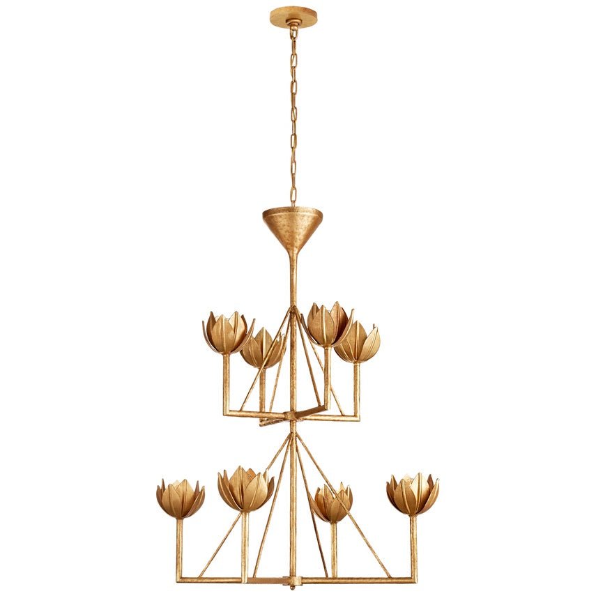Ulmaris Floral Metal Chandelier - Letslighting