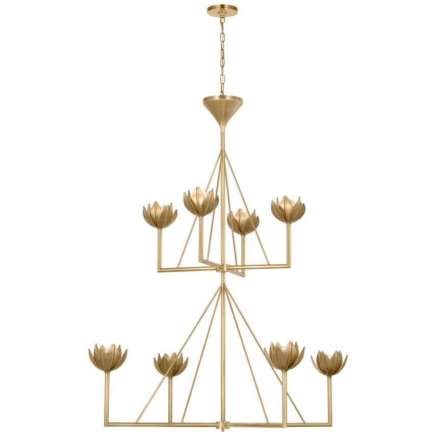 Ulmaris Floral Metal Chandelier - Letslighting