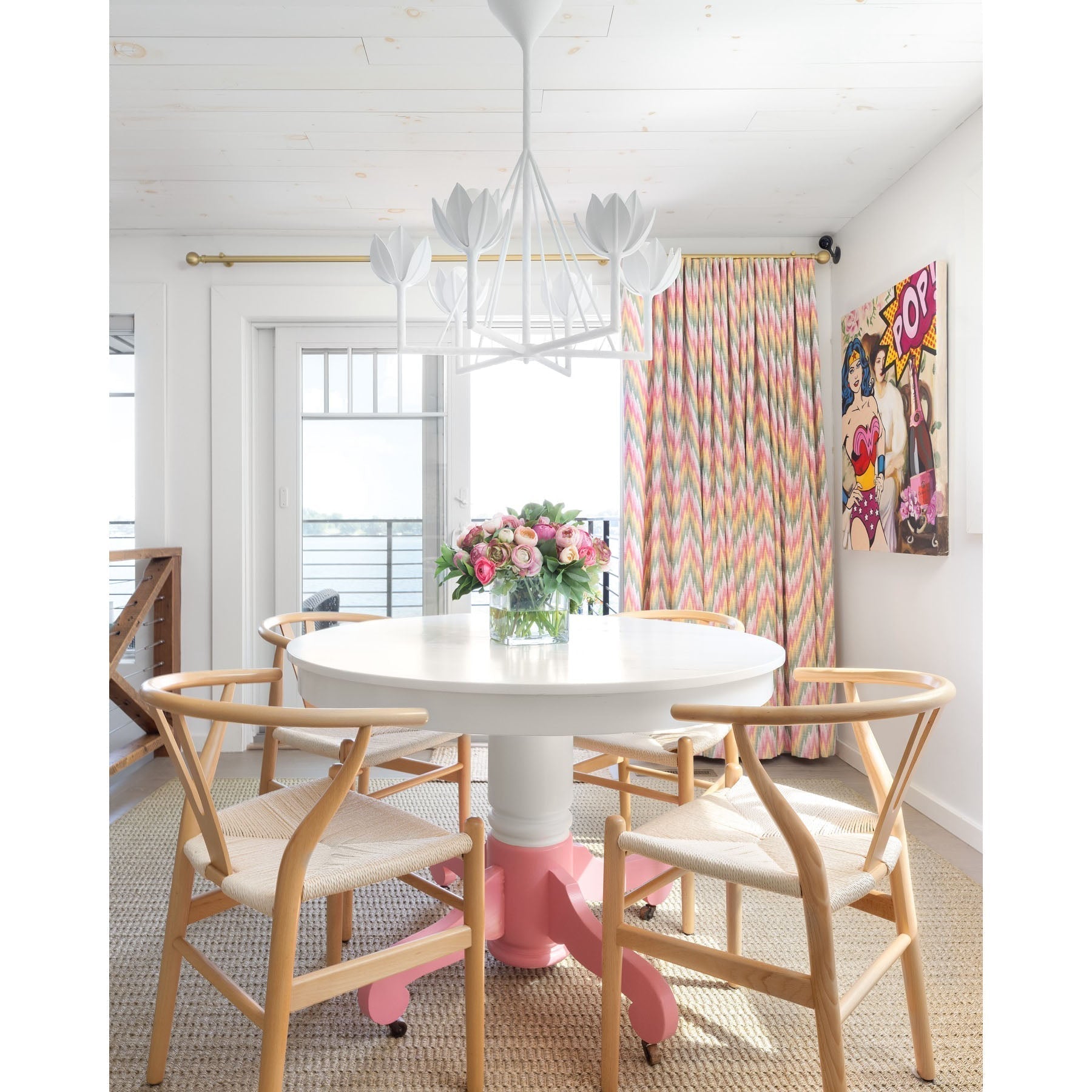 Ulmaris Floral Metal Chandelier - Letslighting