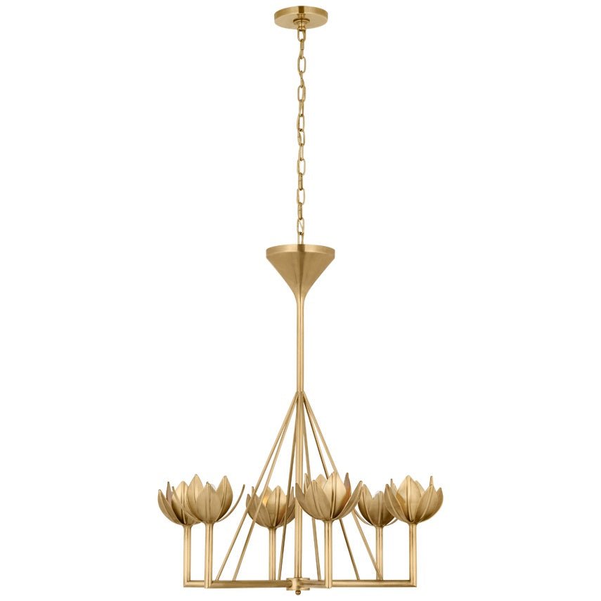 Ulmaris Floral Metal Chandelier - Letslighting