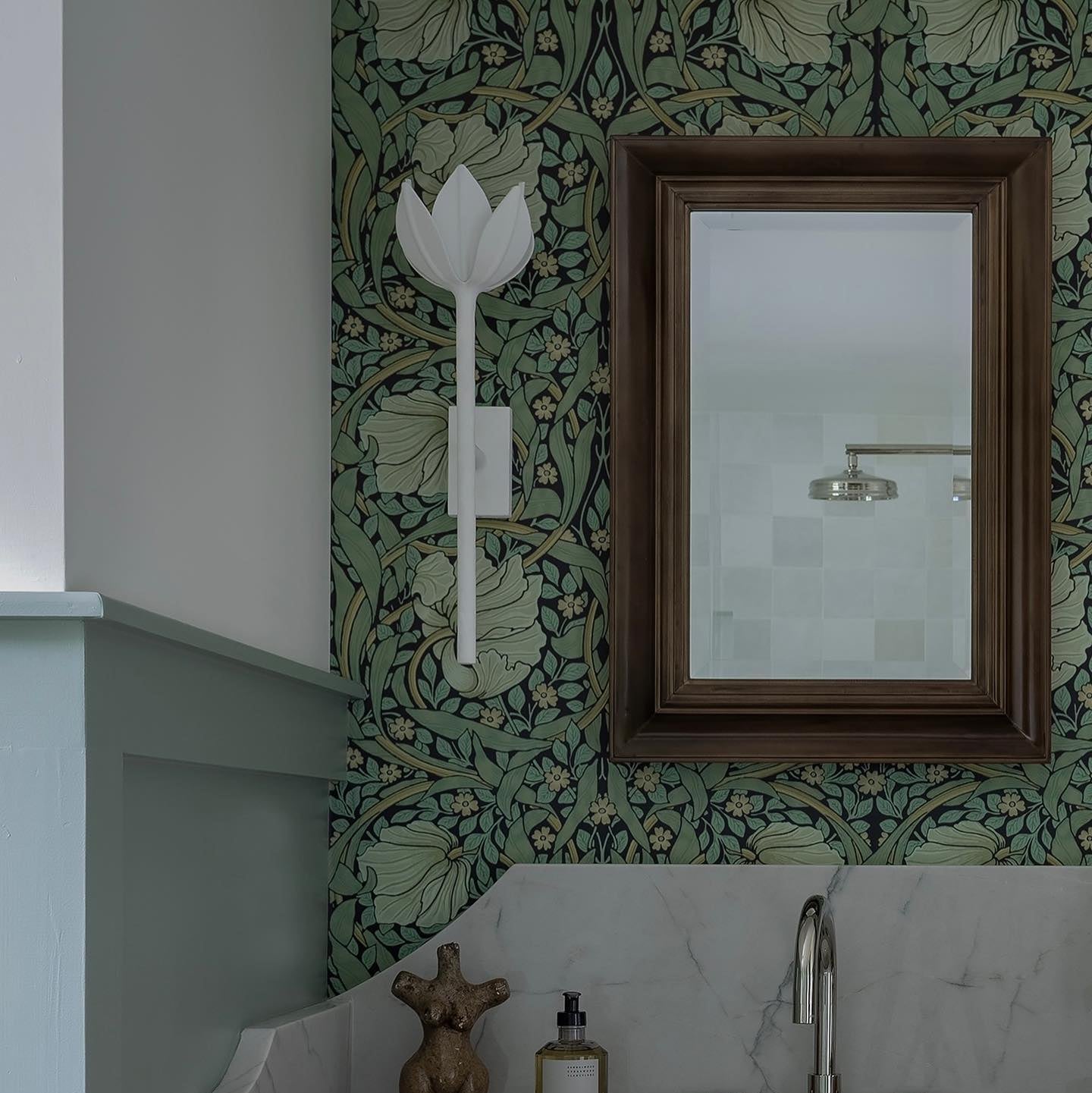 Kristy Lámpara de Pared con Flor