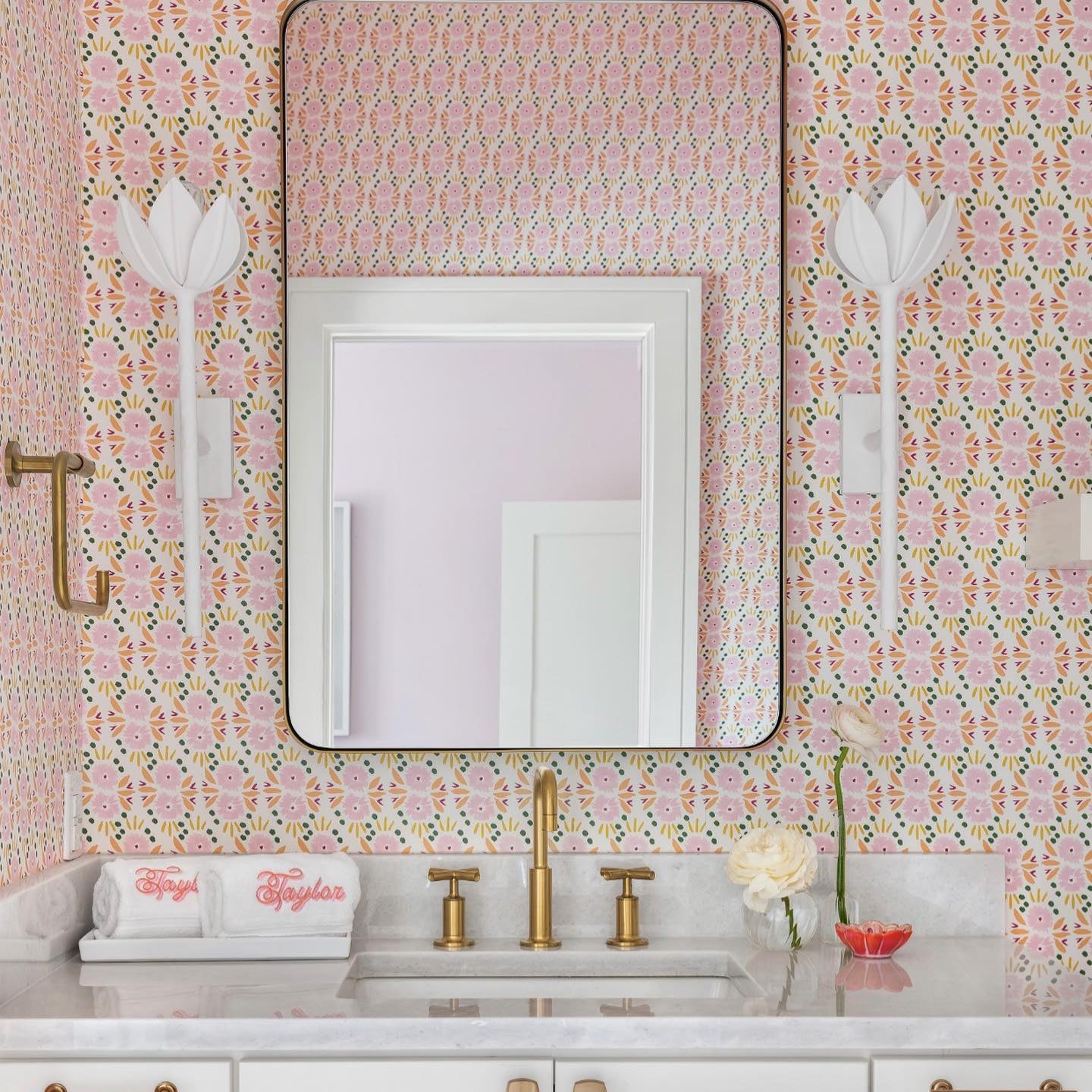 Kristy Lámpara de Pared con Flor