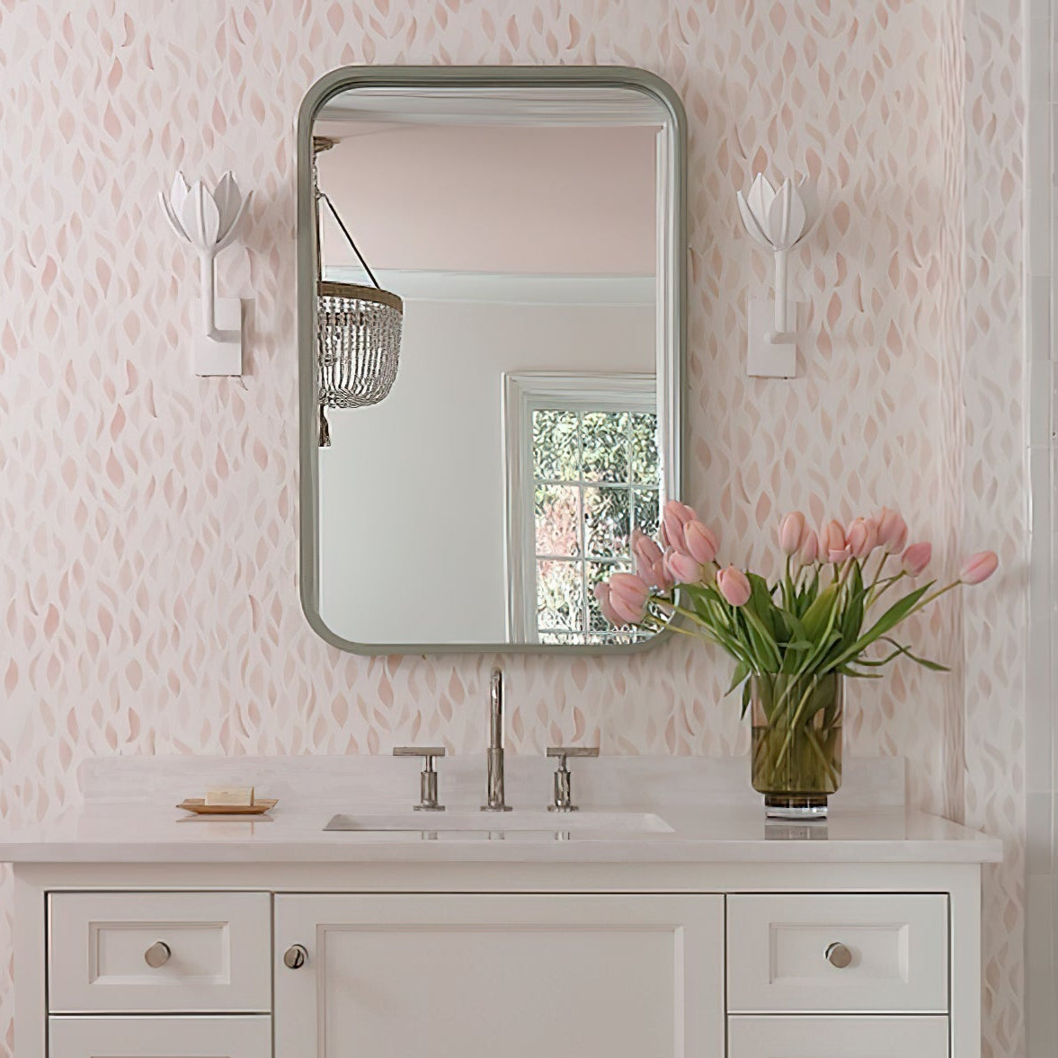 Kristy Lámpara de Pared con Flor