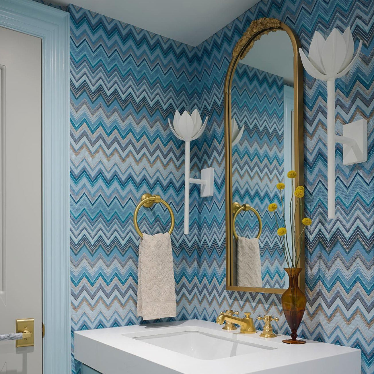 Kristy Lámpara de Pared con Flor