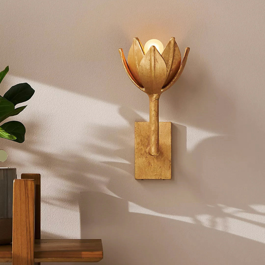 Kristy Lámpara de Pared con Flor