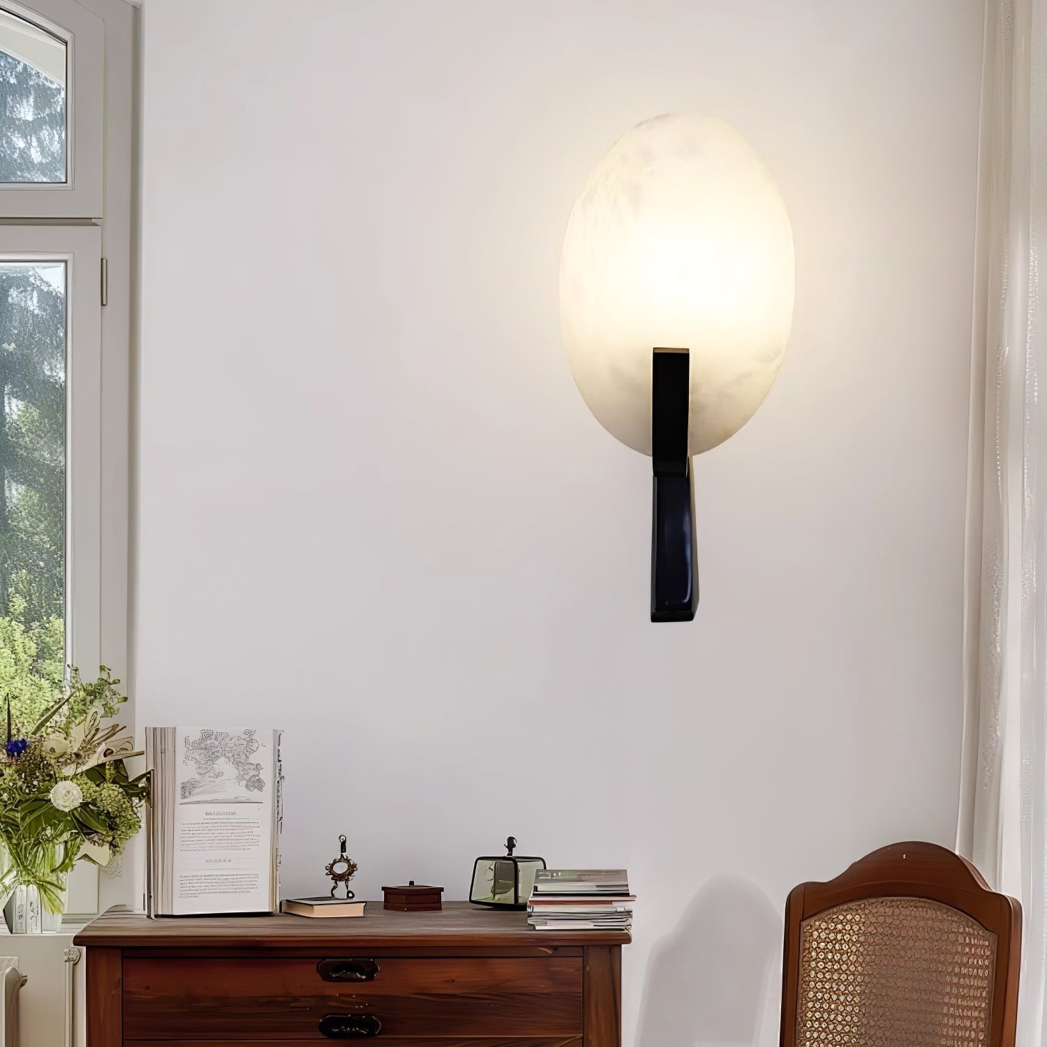 Selene Modern Alabaster Wall Lamp - Letslighting
