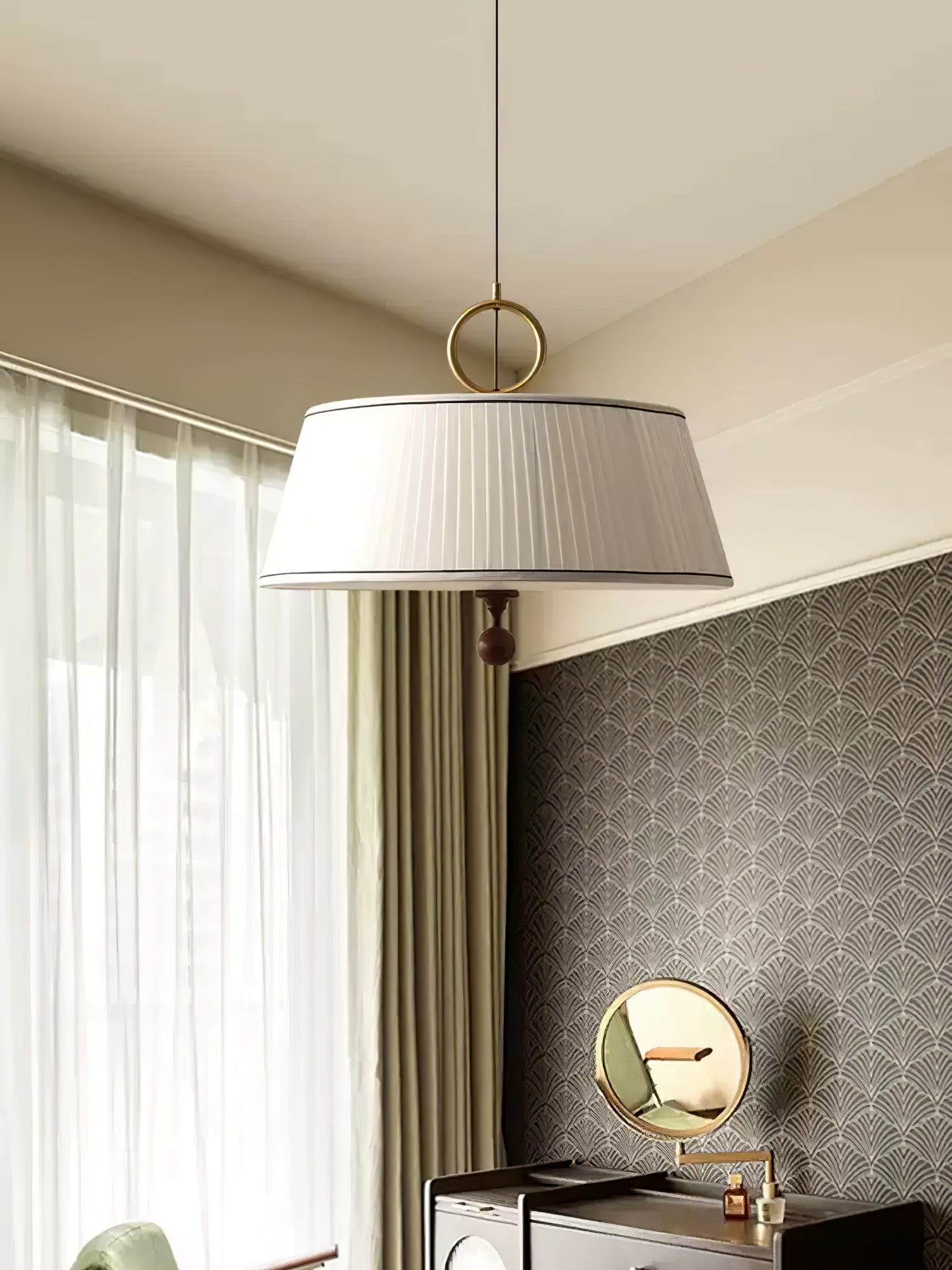 Alina Fabric Pendant Lamp - Letslighting