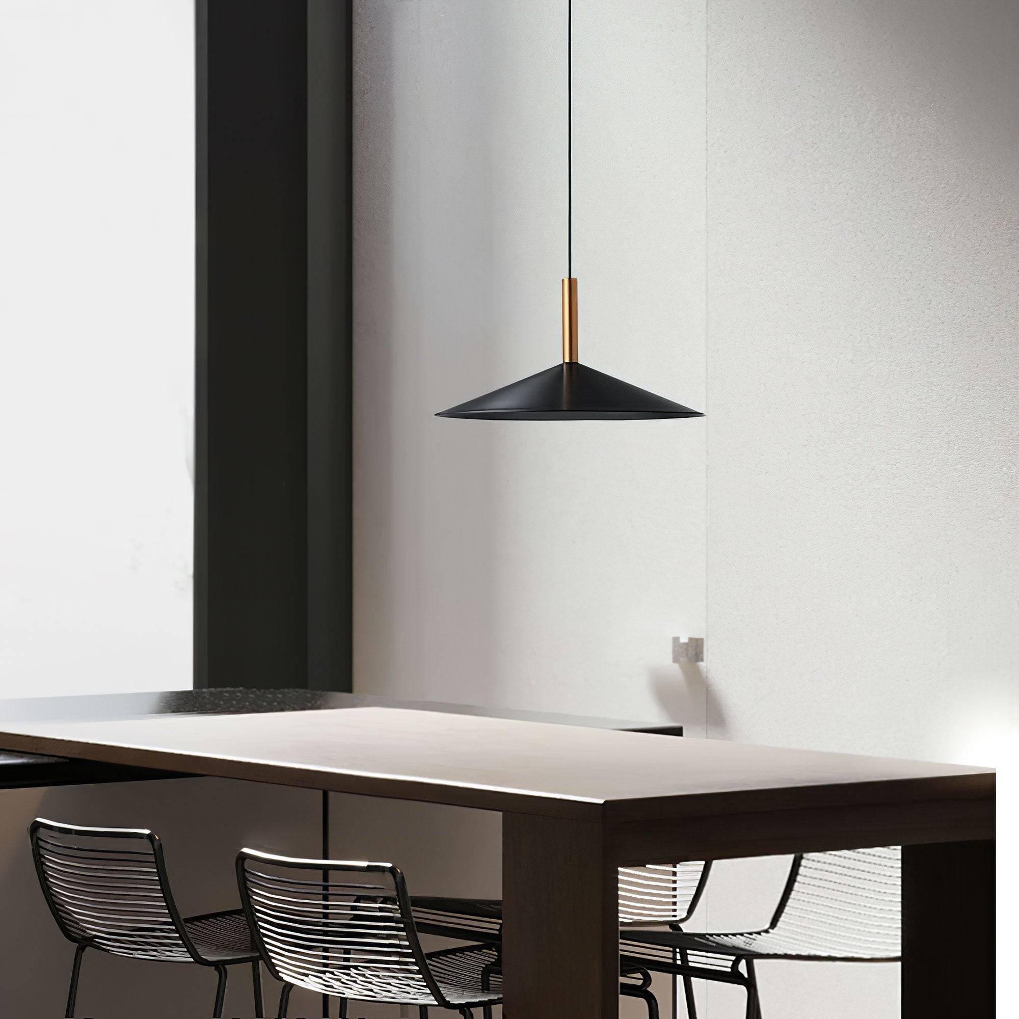 Vezoror Conical Metal Pendant Light - Letslighting
