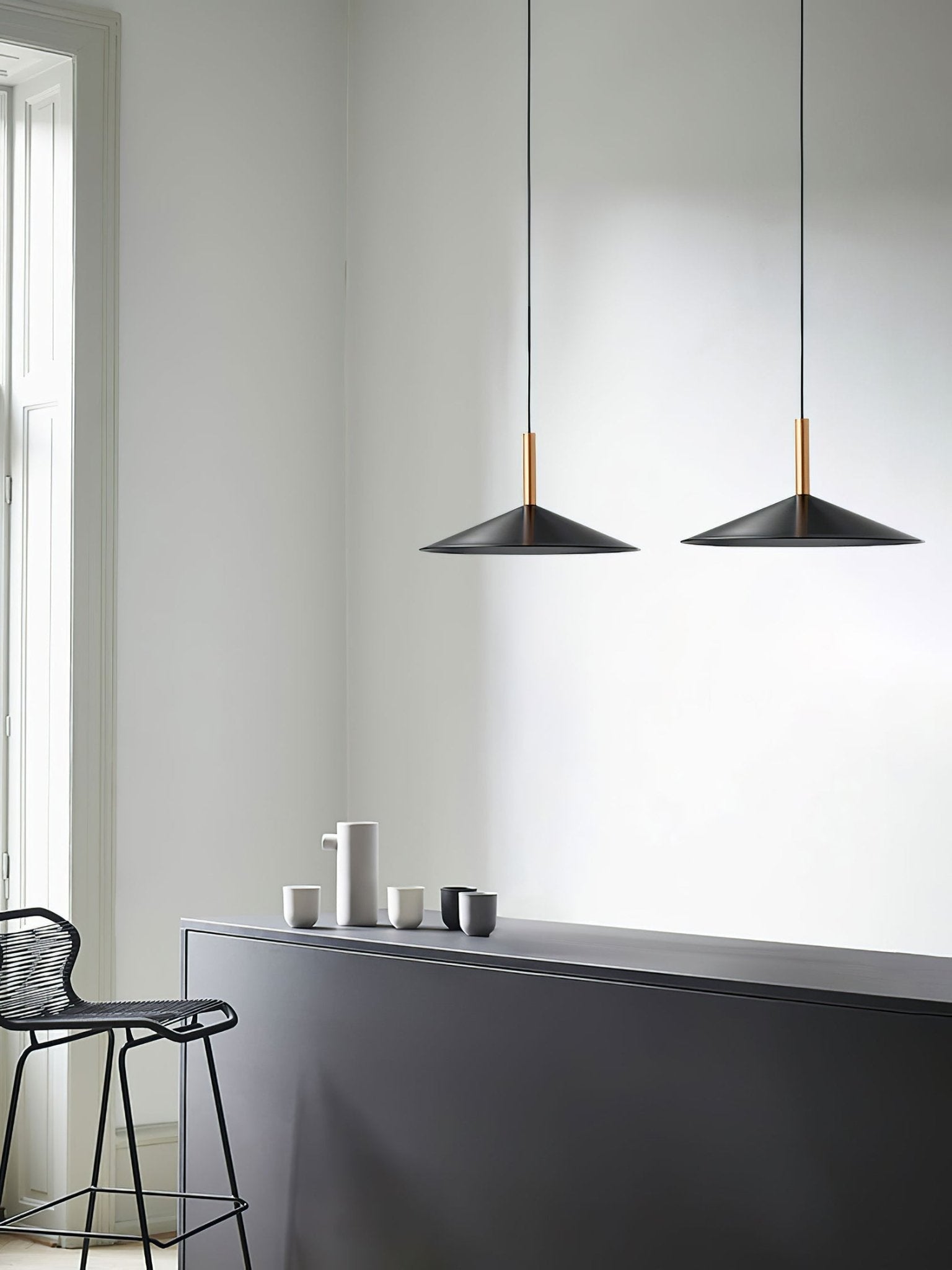 Vezoror Conical Metal Pendant Light - Letslighting