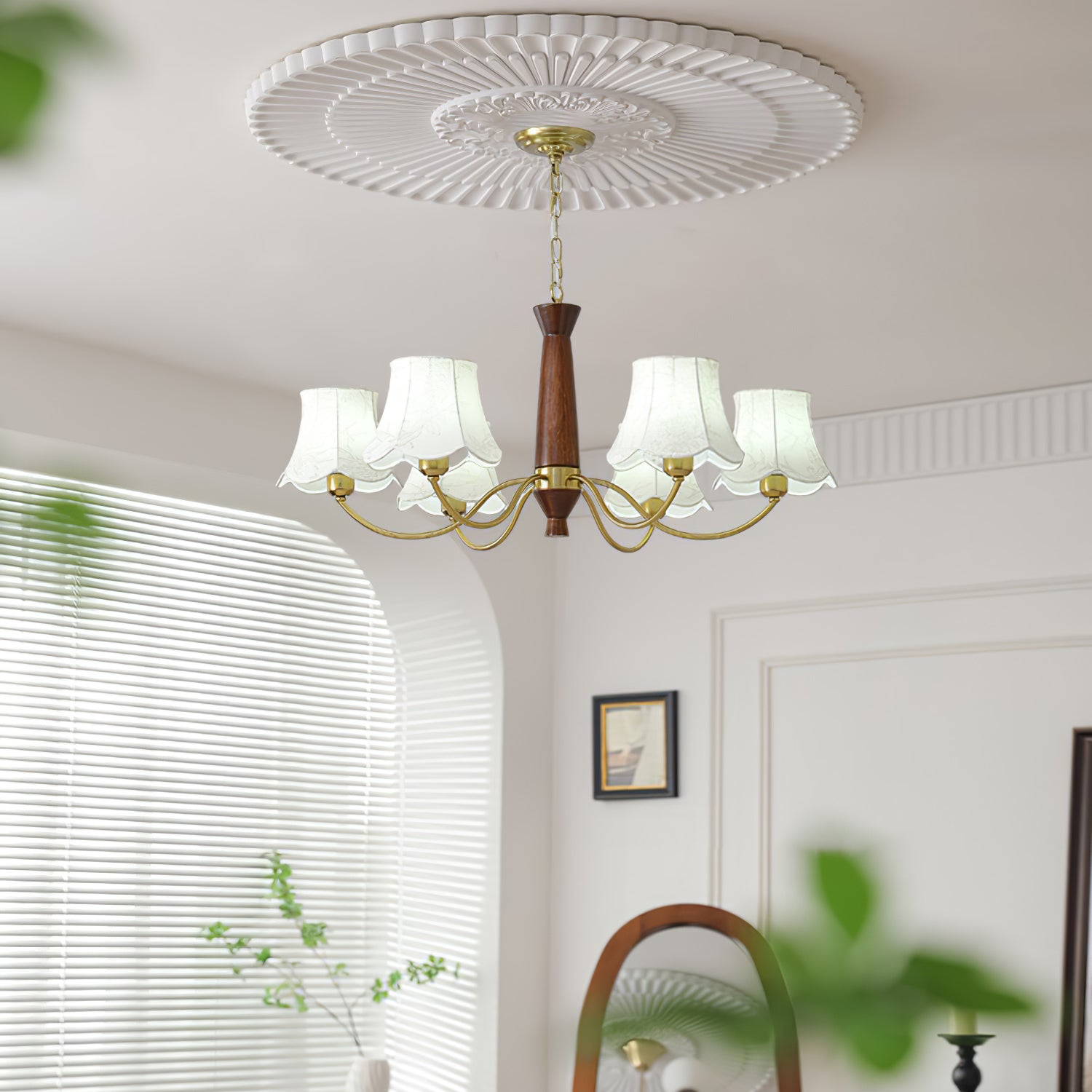 Alyssa Fabric Chandelier - Letslighting