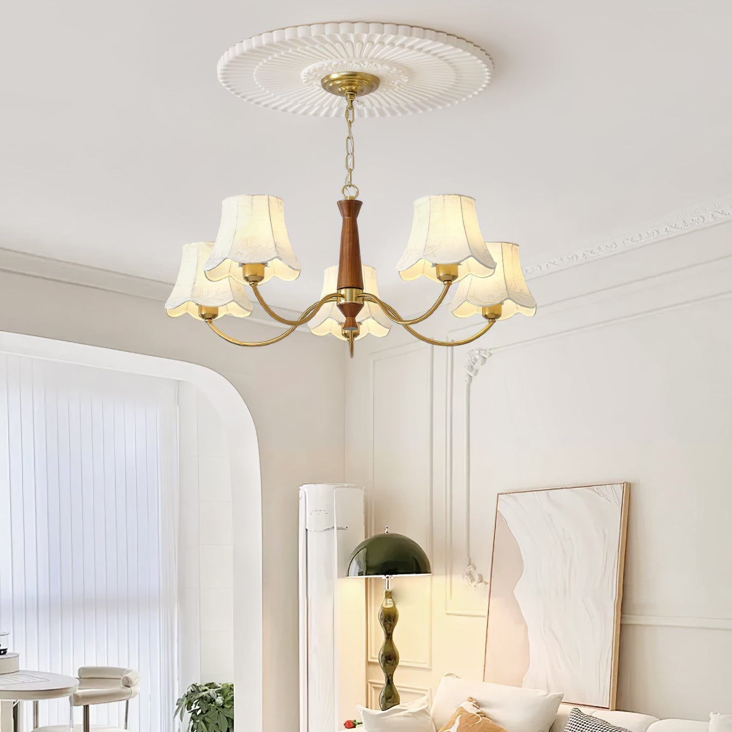 Alyssa Fabric Chandelier - Letslighting