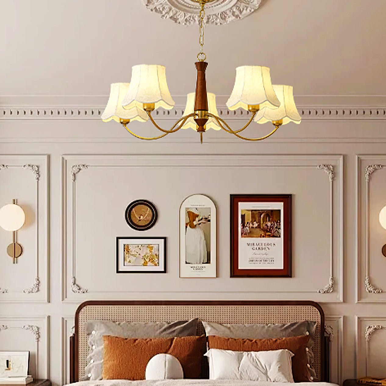 Alyssa Fabric Chandelier - Letslighting