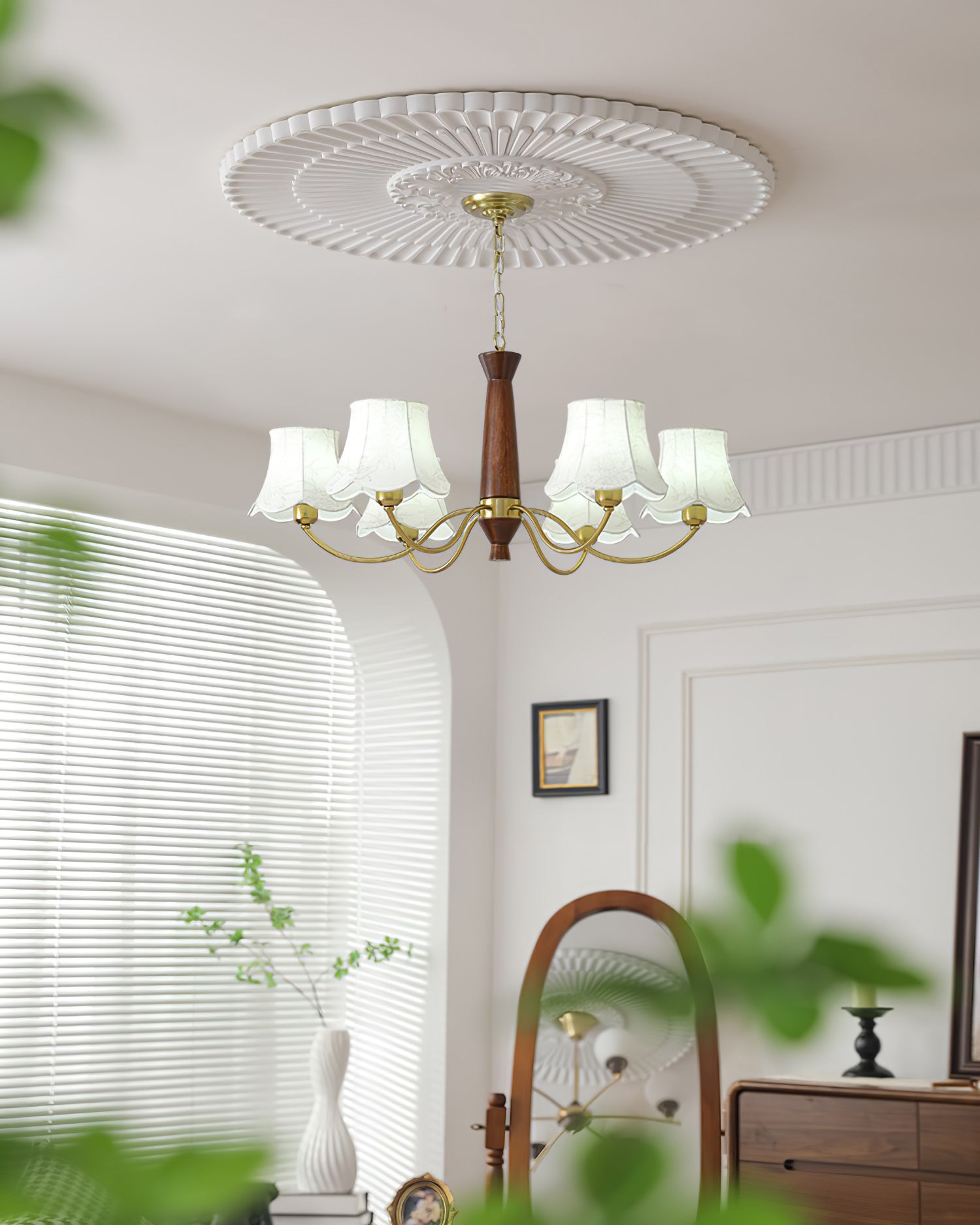 Alyssa Fabric Chandelier - Letslighting