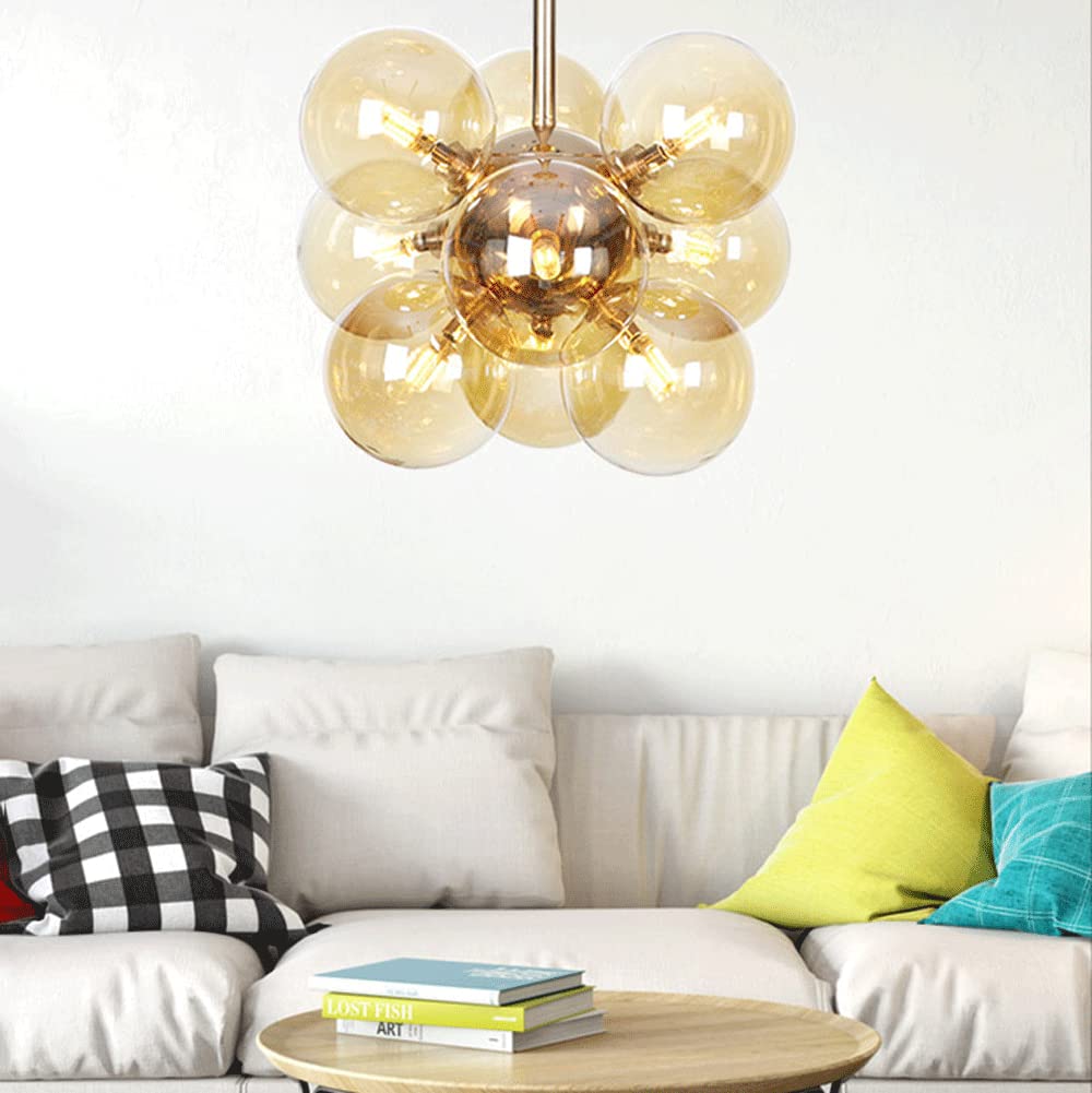 Valentina Minimalista Esférico Lámpara Colgante Metal/Vidrio Dormitorio