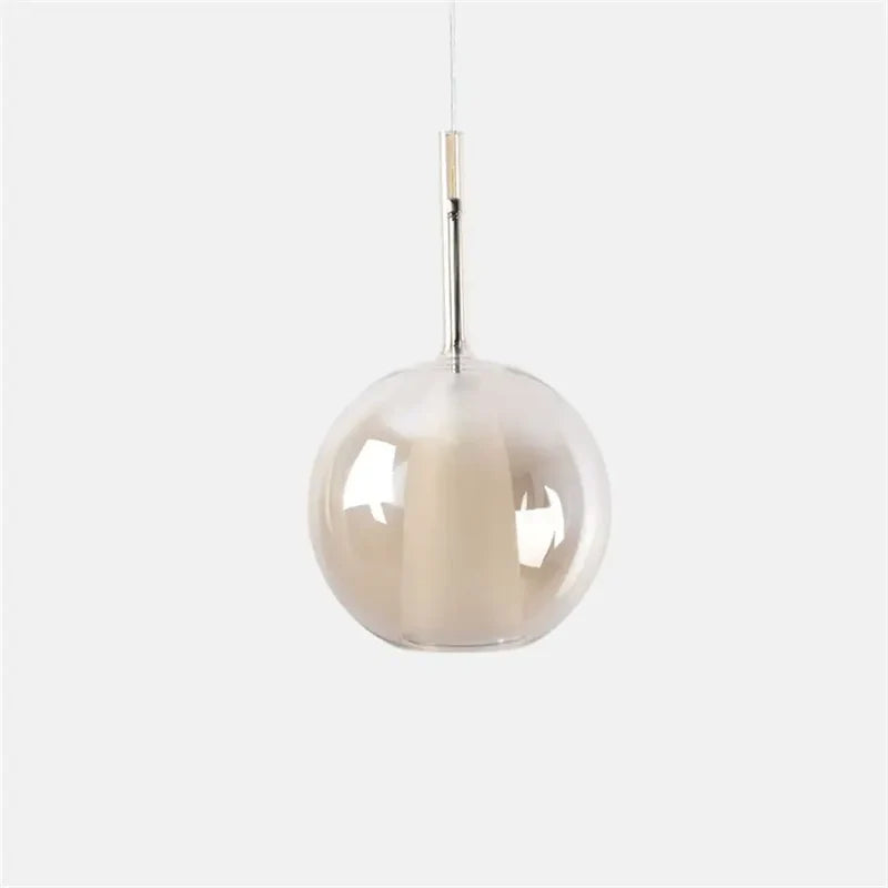 Valentina Moderno Esfera LED Lámpara Colgante Vidrio Comedor