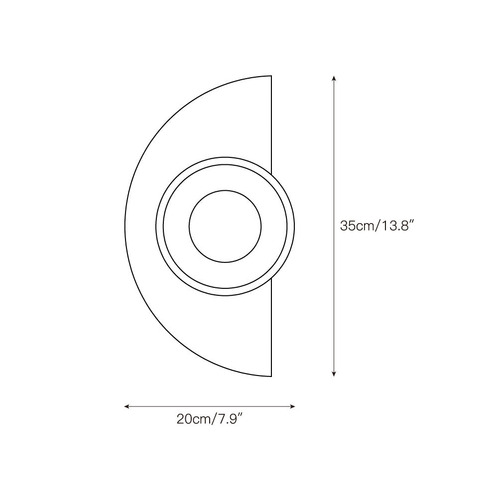 Dvaluvyi Individual Creativity Travertine Wall Lamp - Lamp Copper