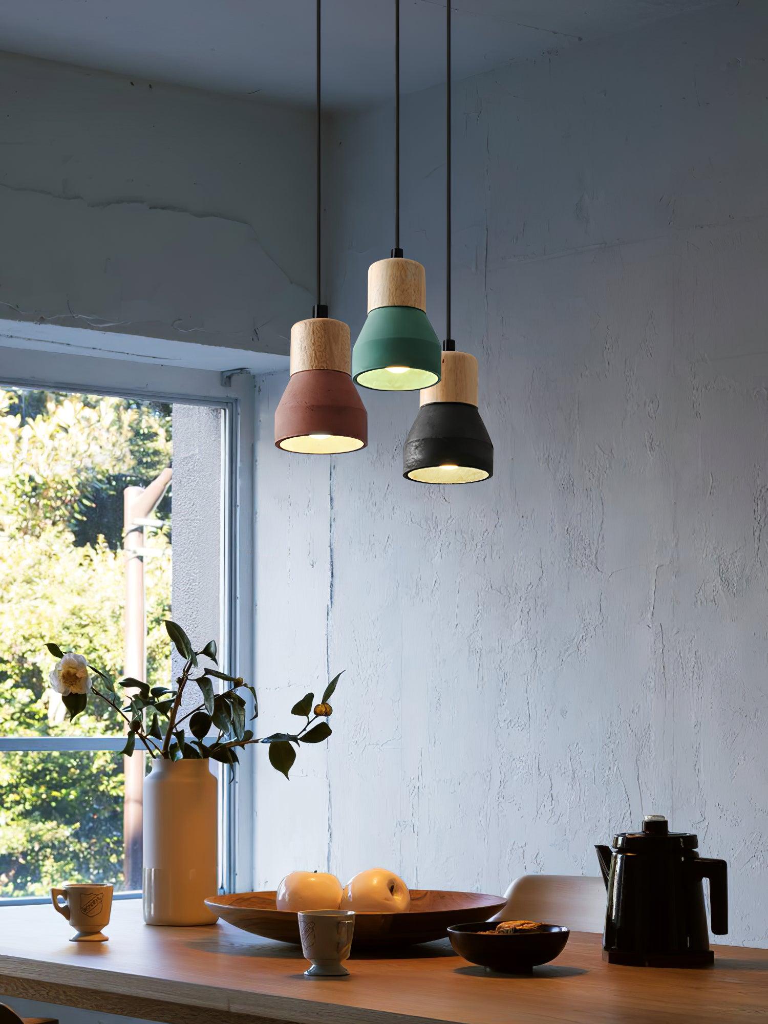 Andenon Cement Pendant Light - Letslighting