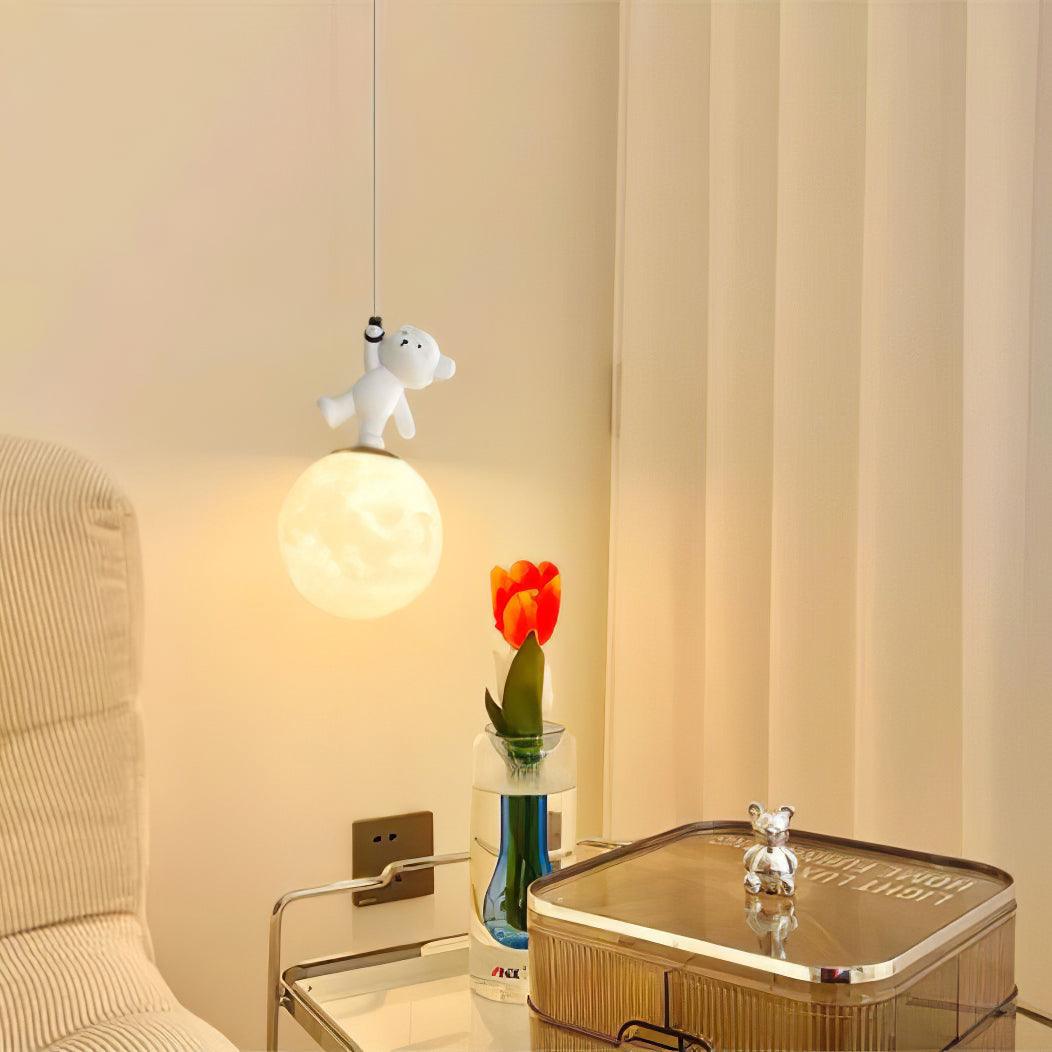 Animal And Moon Pendant Light - Letslighting