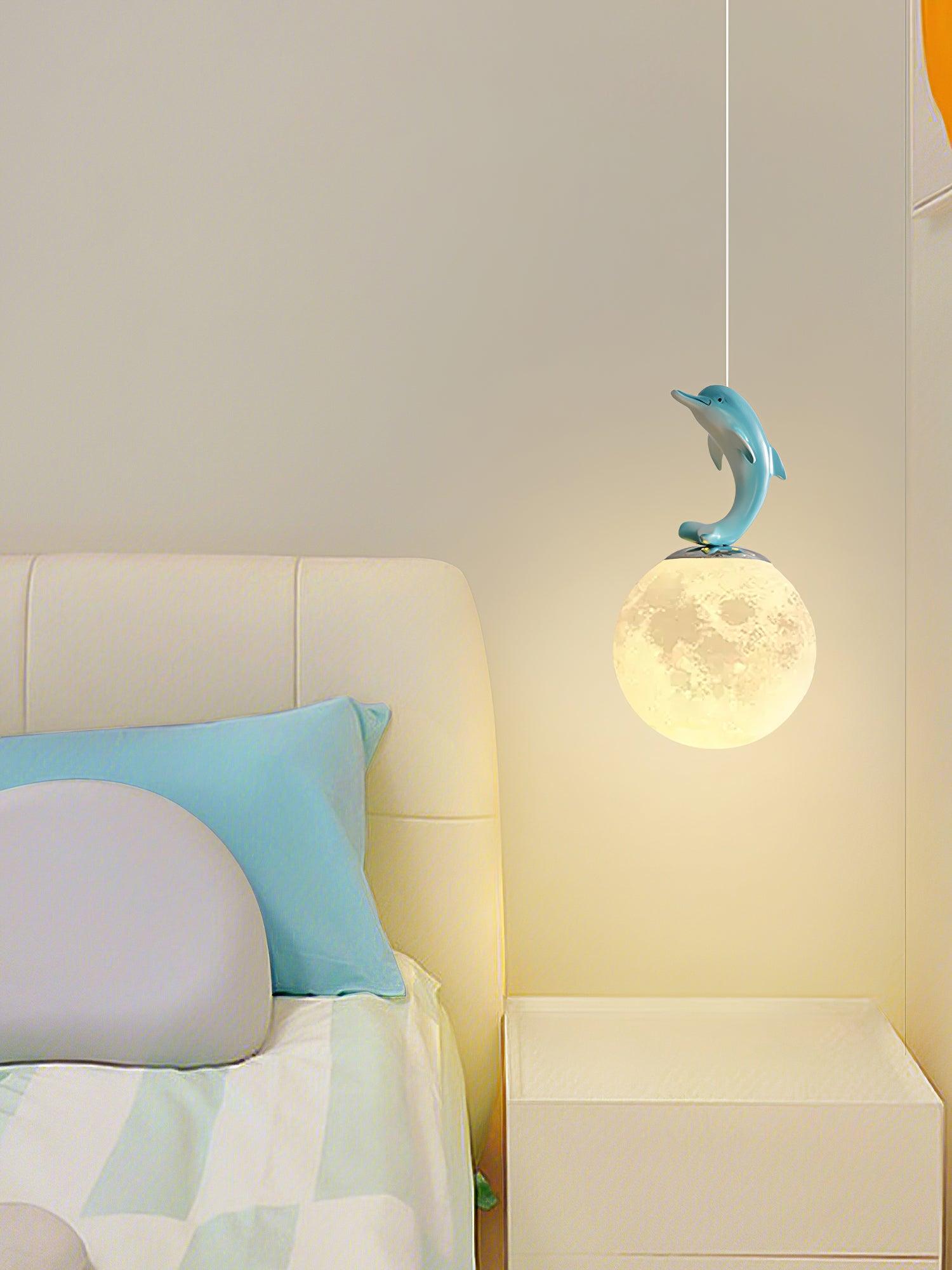 Animal And Moon Pendant Light - Letslighting
