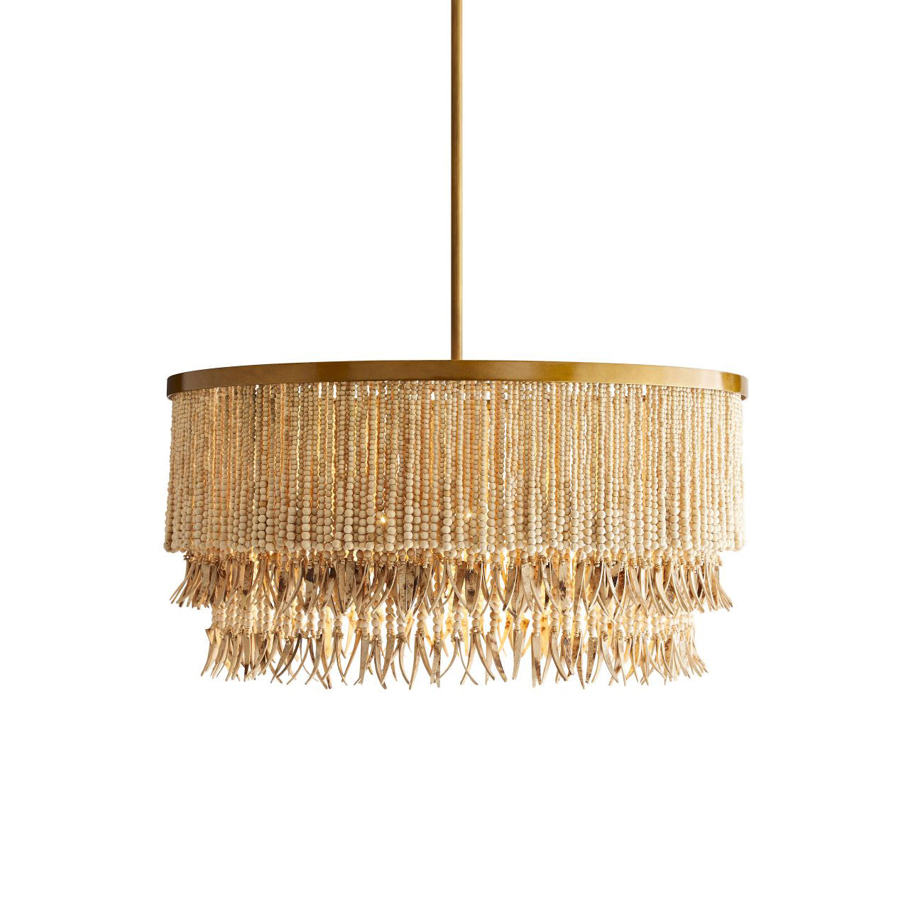 Ljomuvyn Postmodern Luxury Wood Metal Chandelier - Lamp Copper