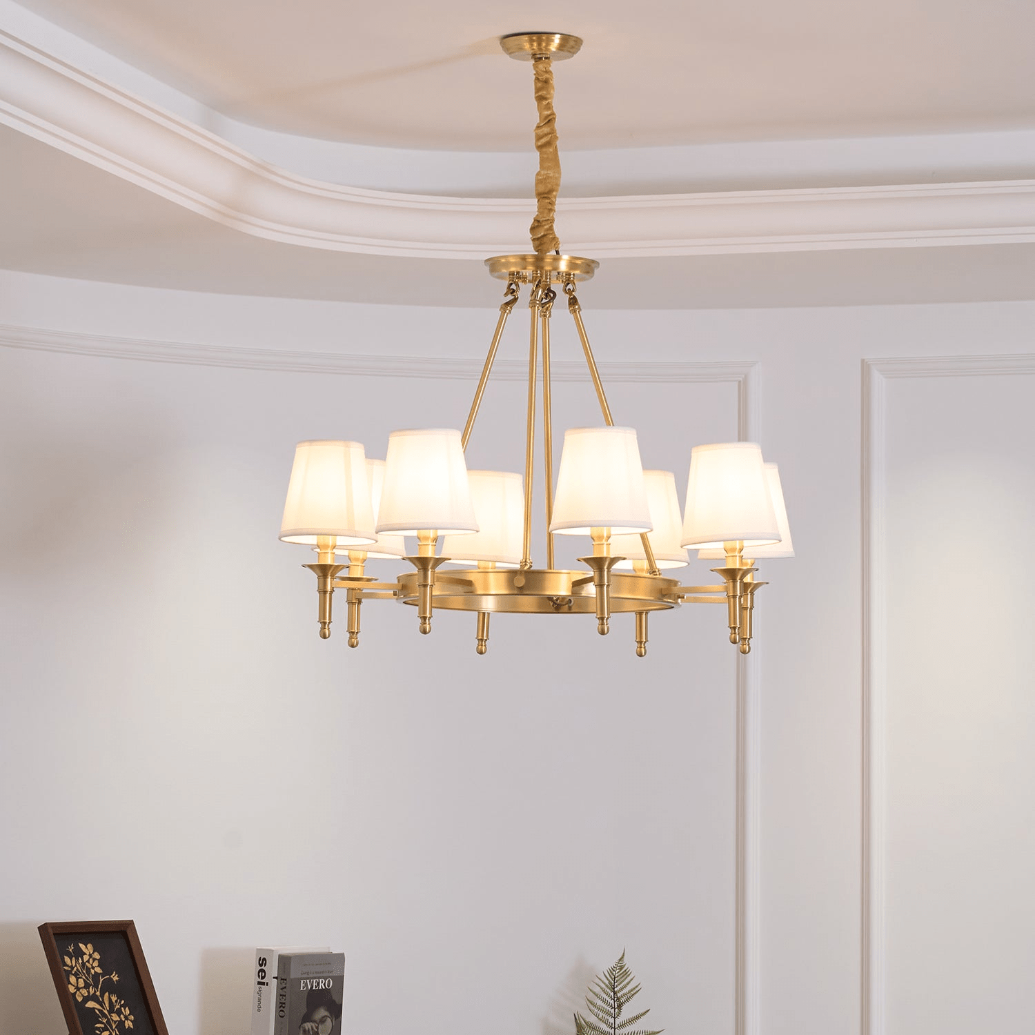 Antique Brass Chandelier - Letslighting