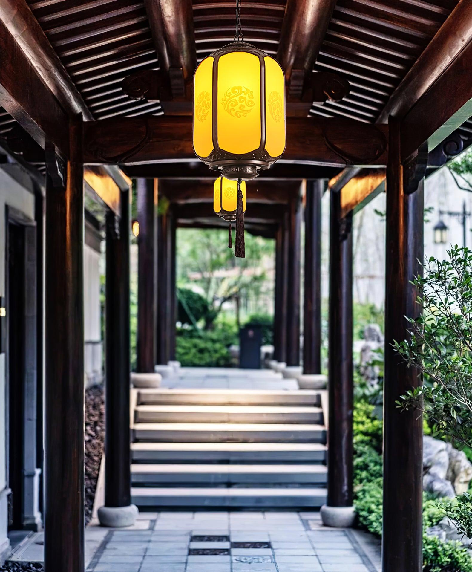 Antique Lantern Outdoor Pendant Light - Letslighting