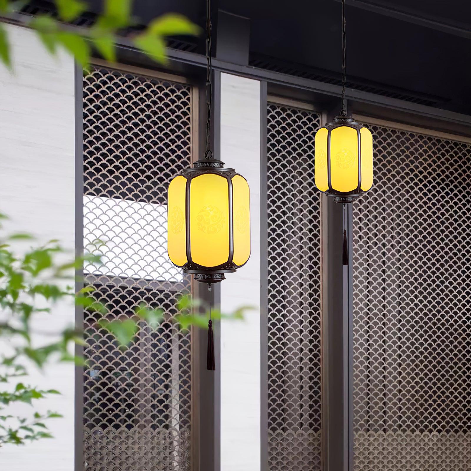 Antique Lantern Outdoor Pendant Light - Letslighting