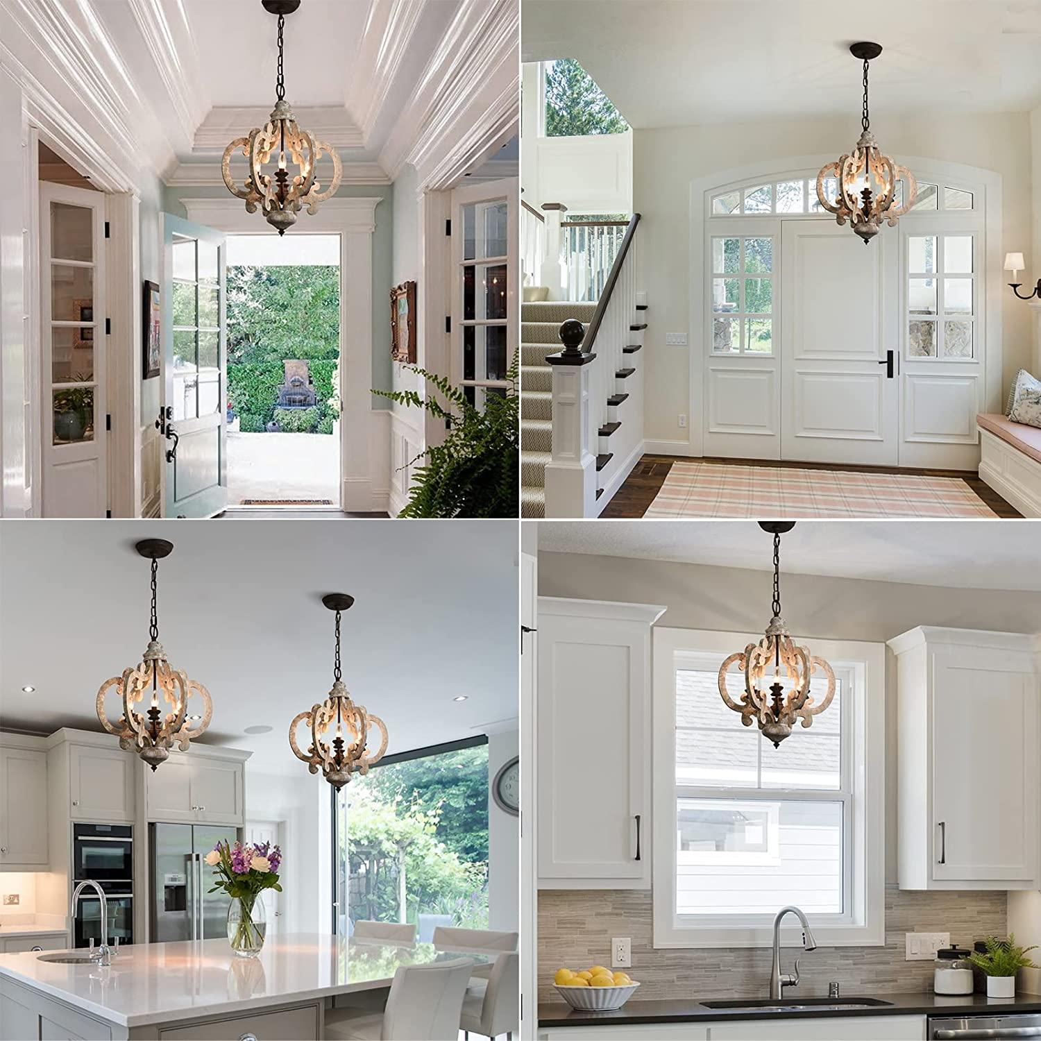 Antique White Style Chandelier - Letslighting