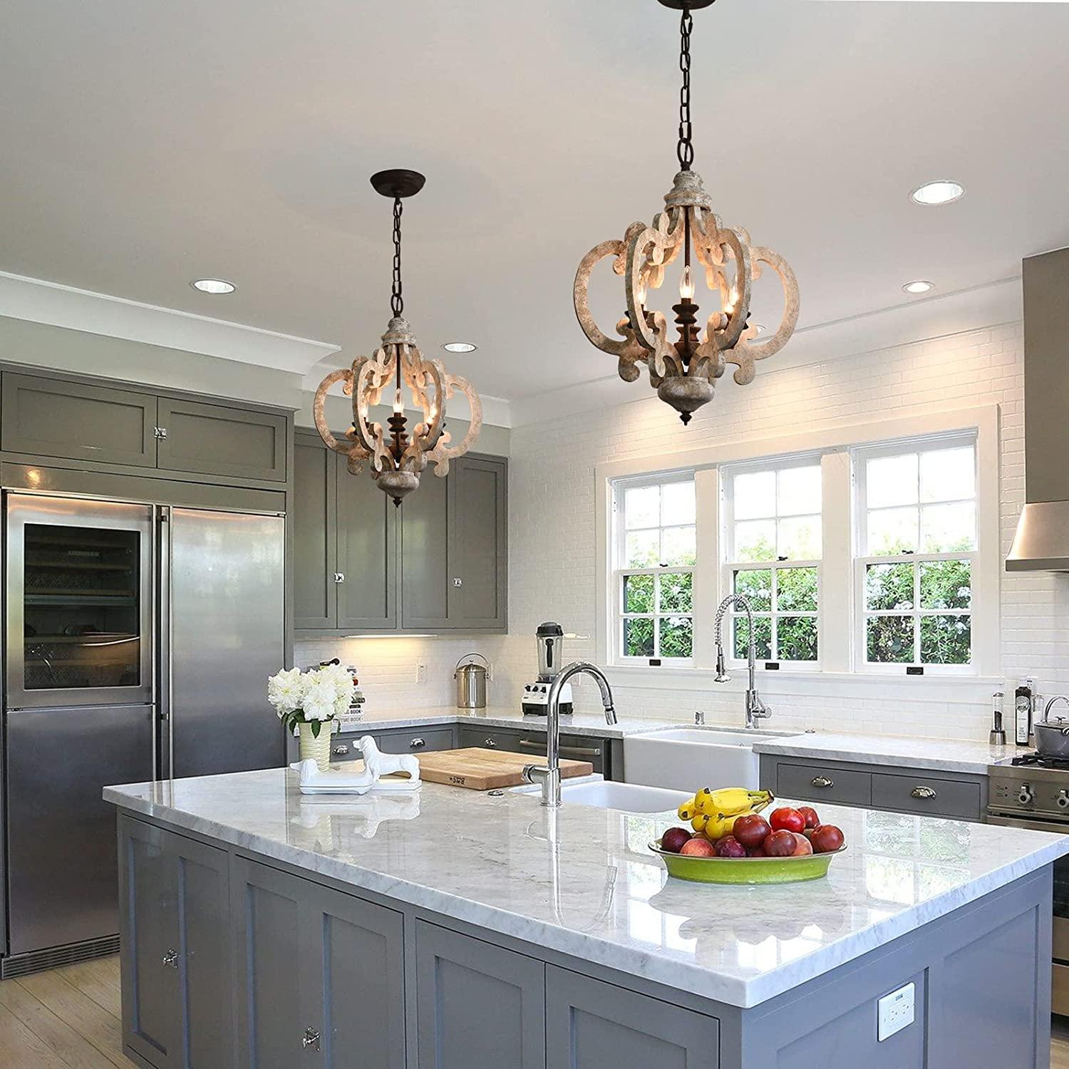 Antique White Style Chandelier - Letslighting