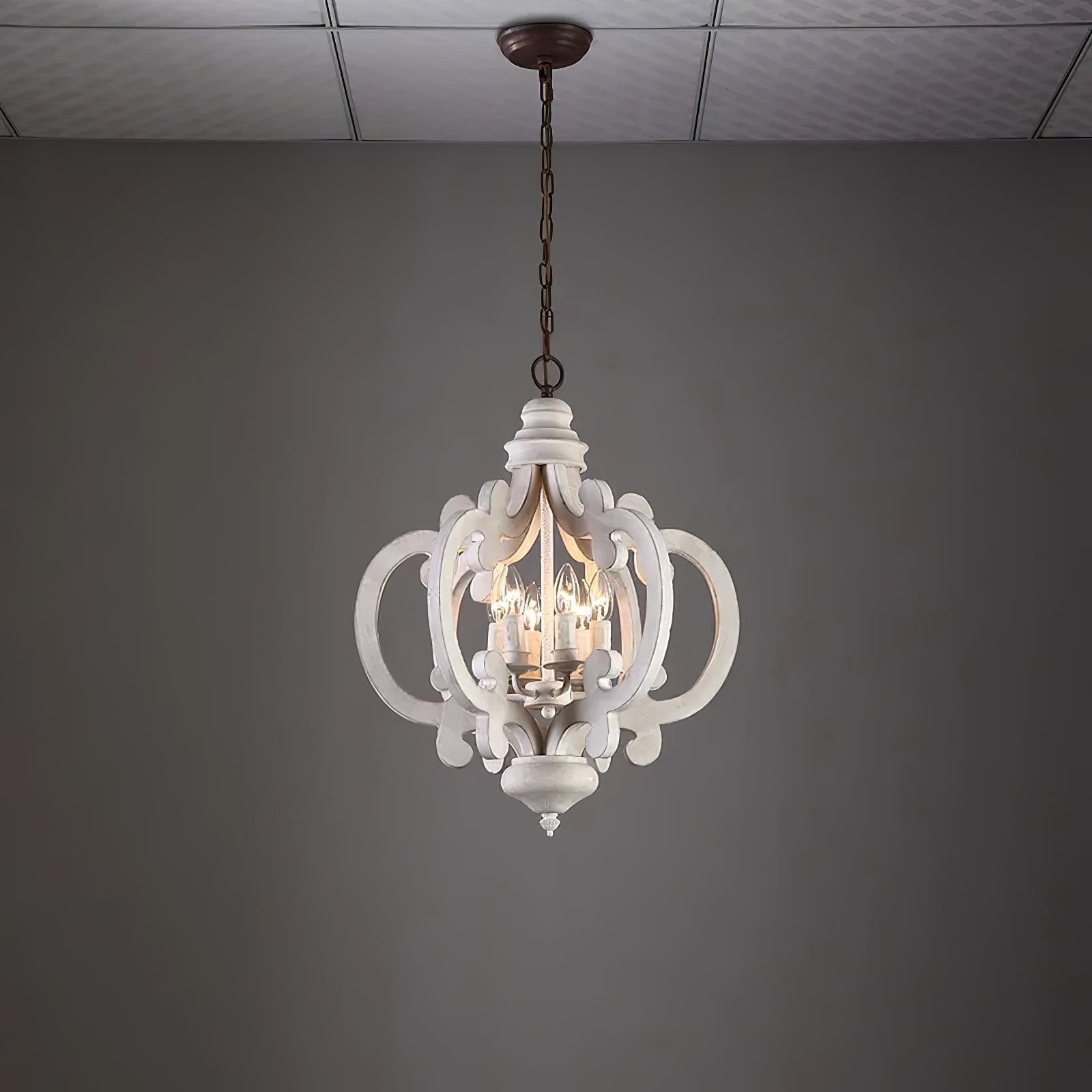 Antique White Style Chandelier - Letslighting