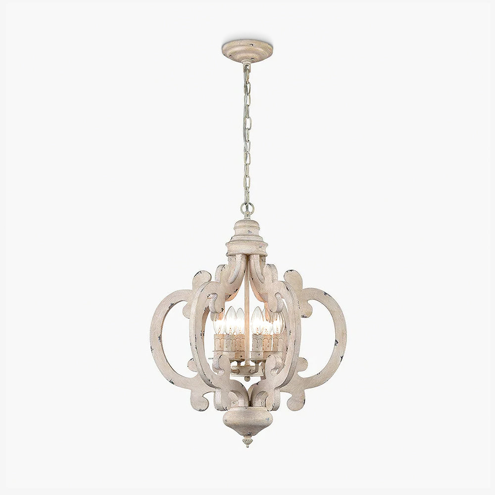 Antique White Style Chandelier - Letslighting