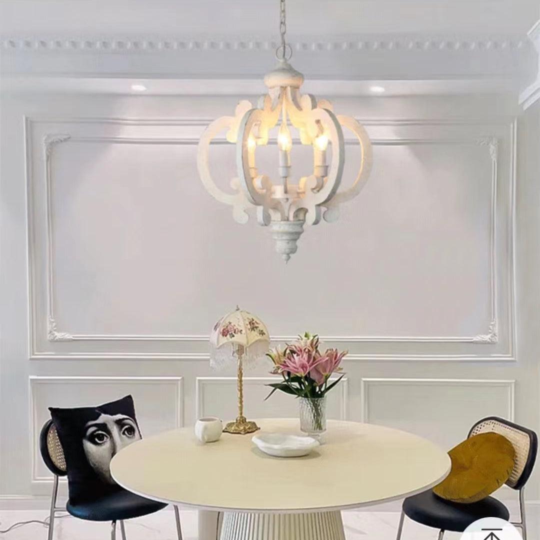 Antique White Style Chandelier - Letslighting