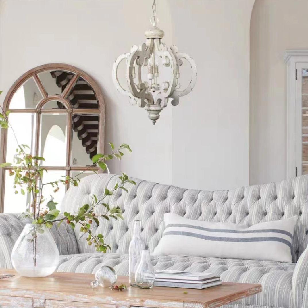 Antique White Style Chandelier - Letslighting